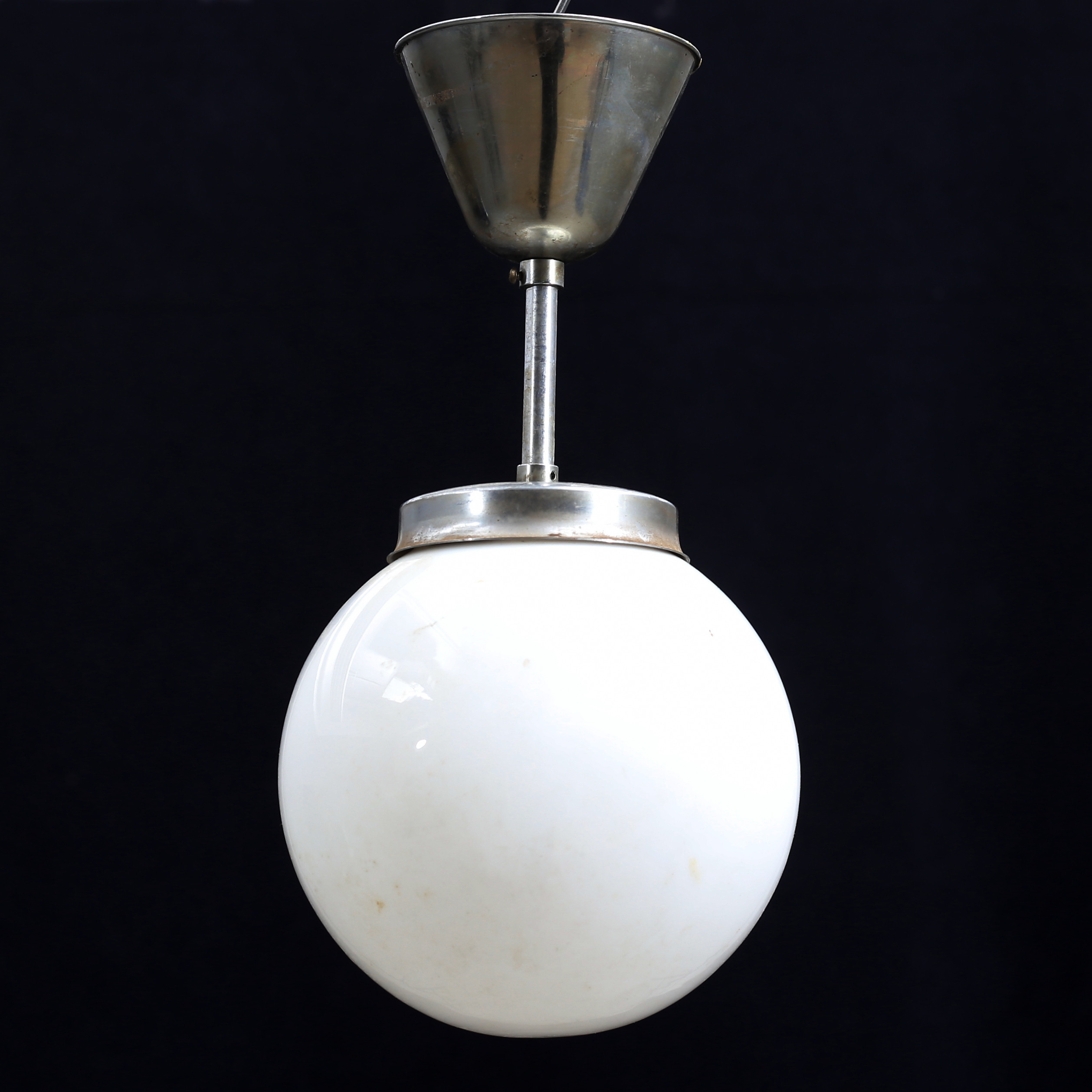 TAKLAMPA, glas, Art Deco, 1900-talets första hälft.