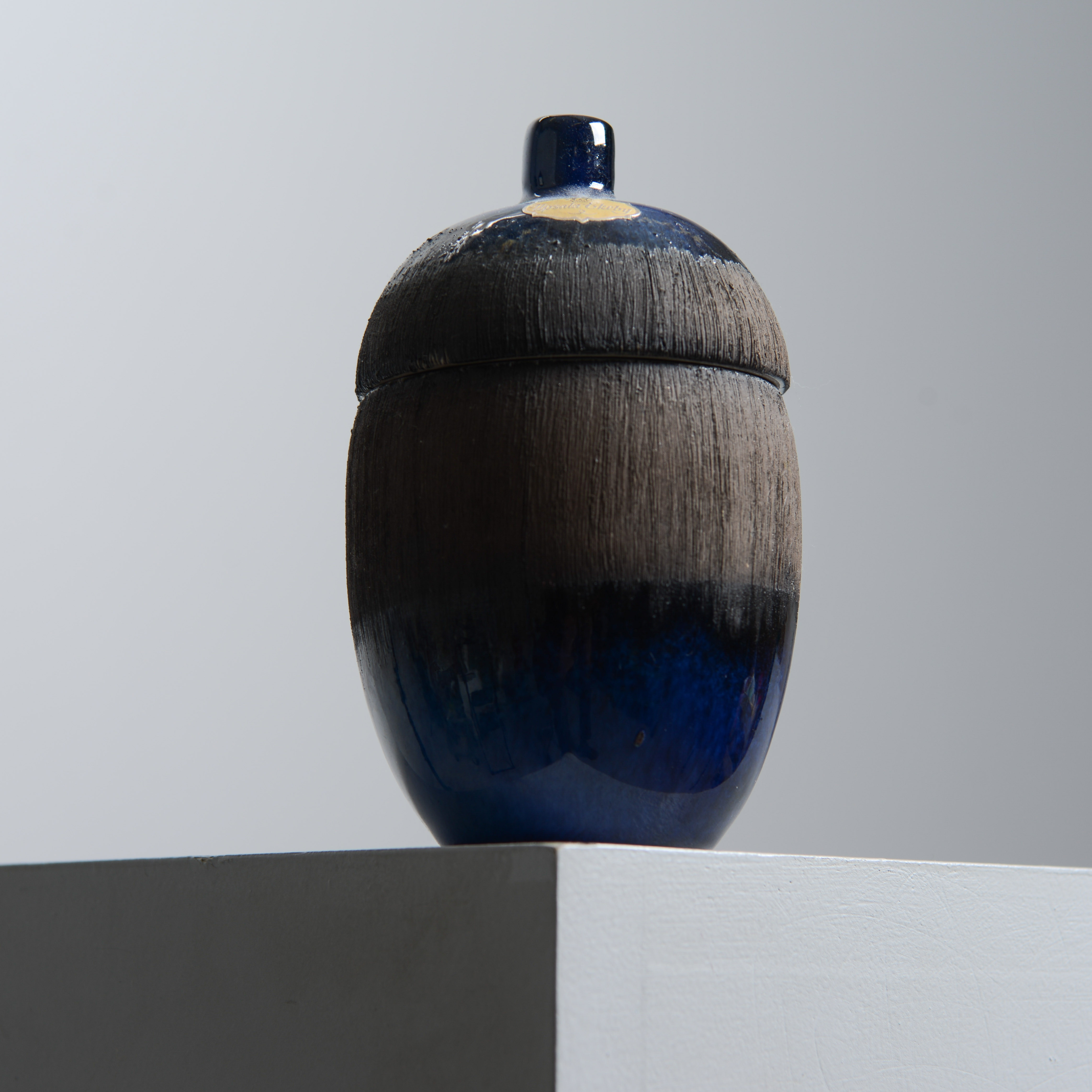 ANNA-LISA THOMSON. "Marina", lockask, modell 1050, Upsala-Ekeby, 1950-54.