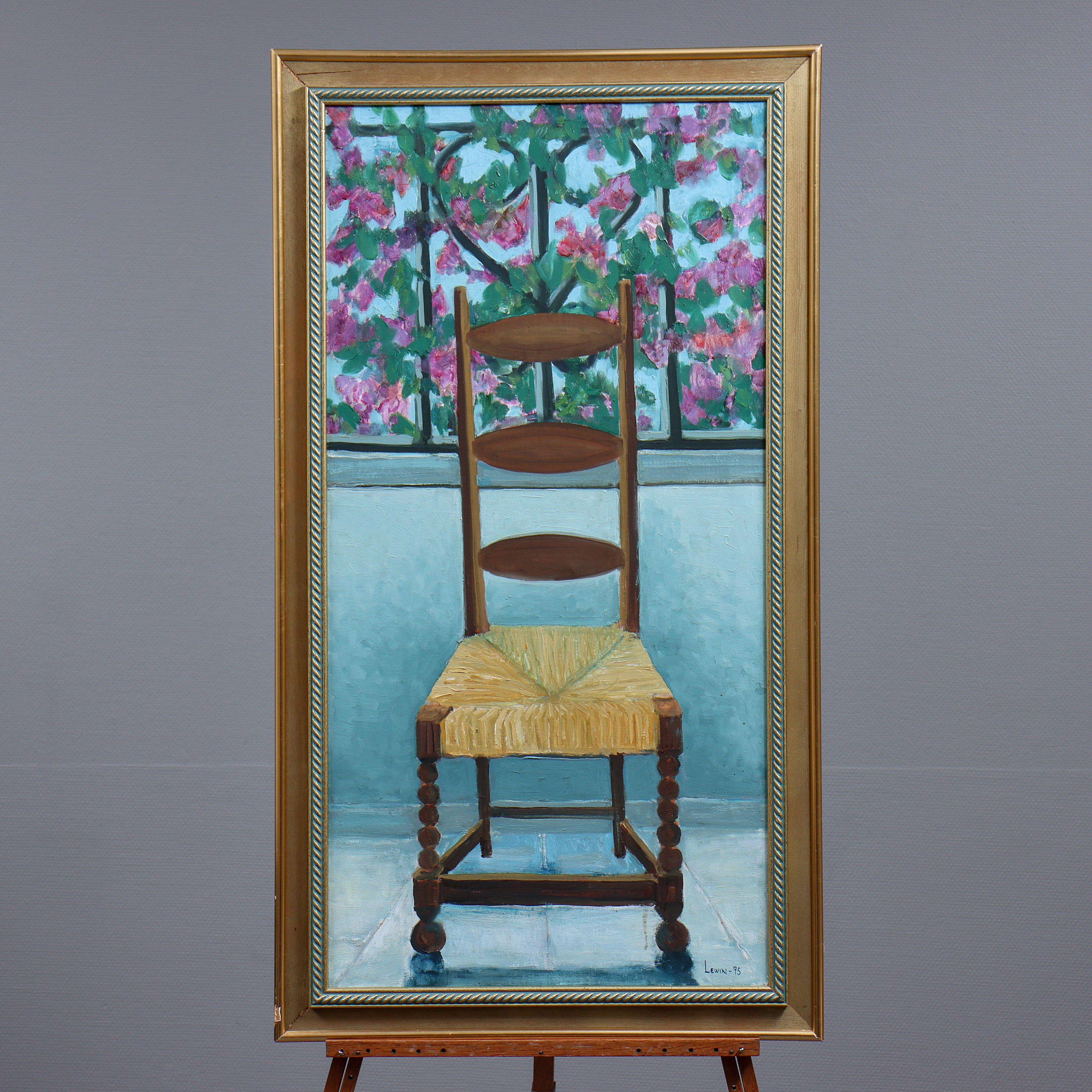 GUSTAF PETRUS LEVIN (f. 1920) OLJA PÅ DUK, SIGNERAD GÖSTA LEWIN, DATERAD.