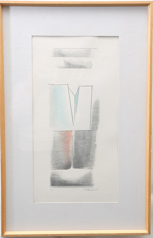 PAUL MANSOUROFF. Komposition, signerad och numrerad.