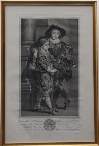 Jean daullé, efter, kopparstick, 1800/1900-tal.