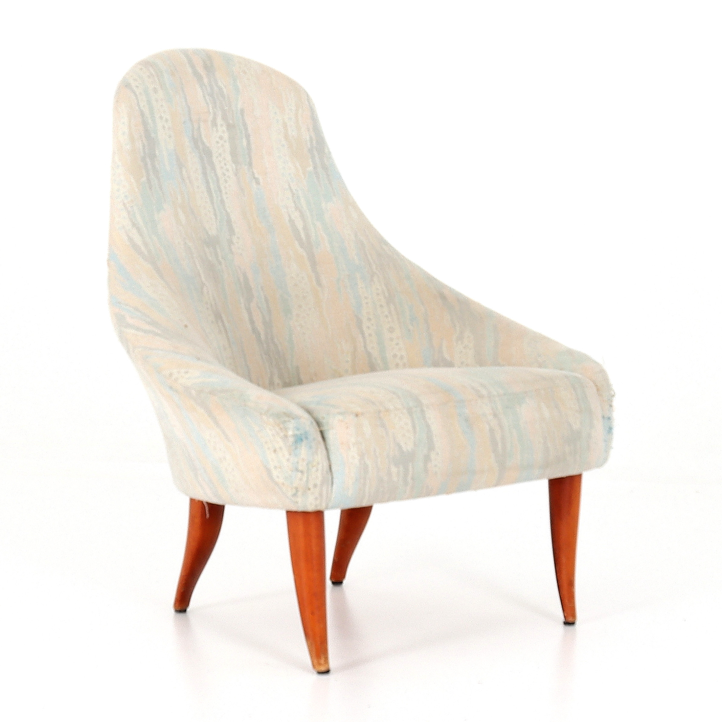 KERSTIN HÖRLIN-HOLMQUIST. Fåtölj, "LIlla Eva", Triva-serien, Nordiska Kompaniet.