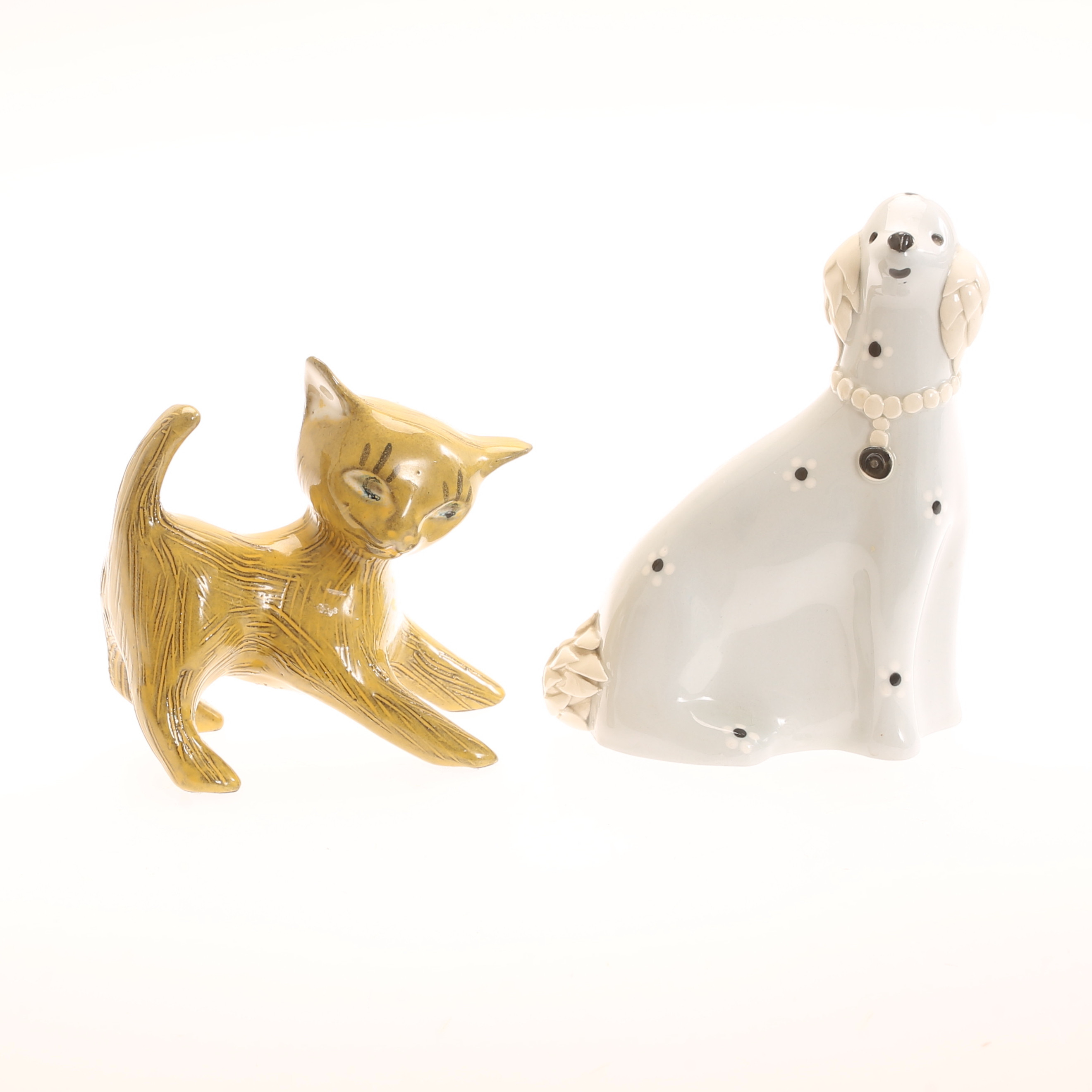 FIGURINER, 2 stycken, keramik, Dorothy Clough, Upsala-Ekeby, 1900-tal.