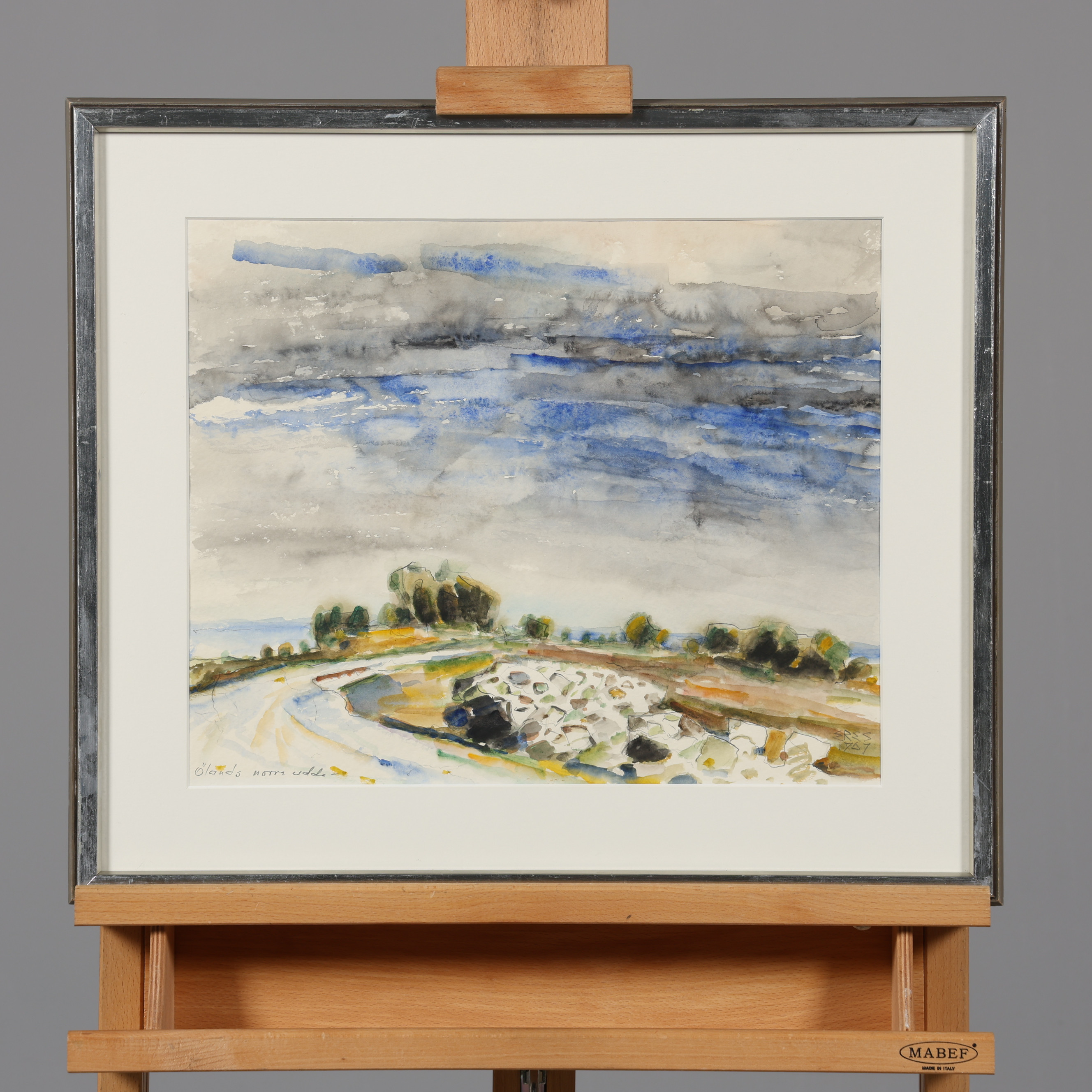 ARNOLD ERES. AKVARELL, signerad, daterad 1967.