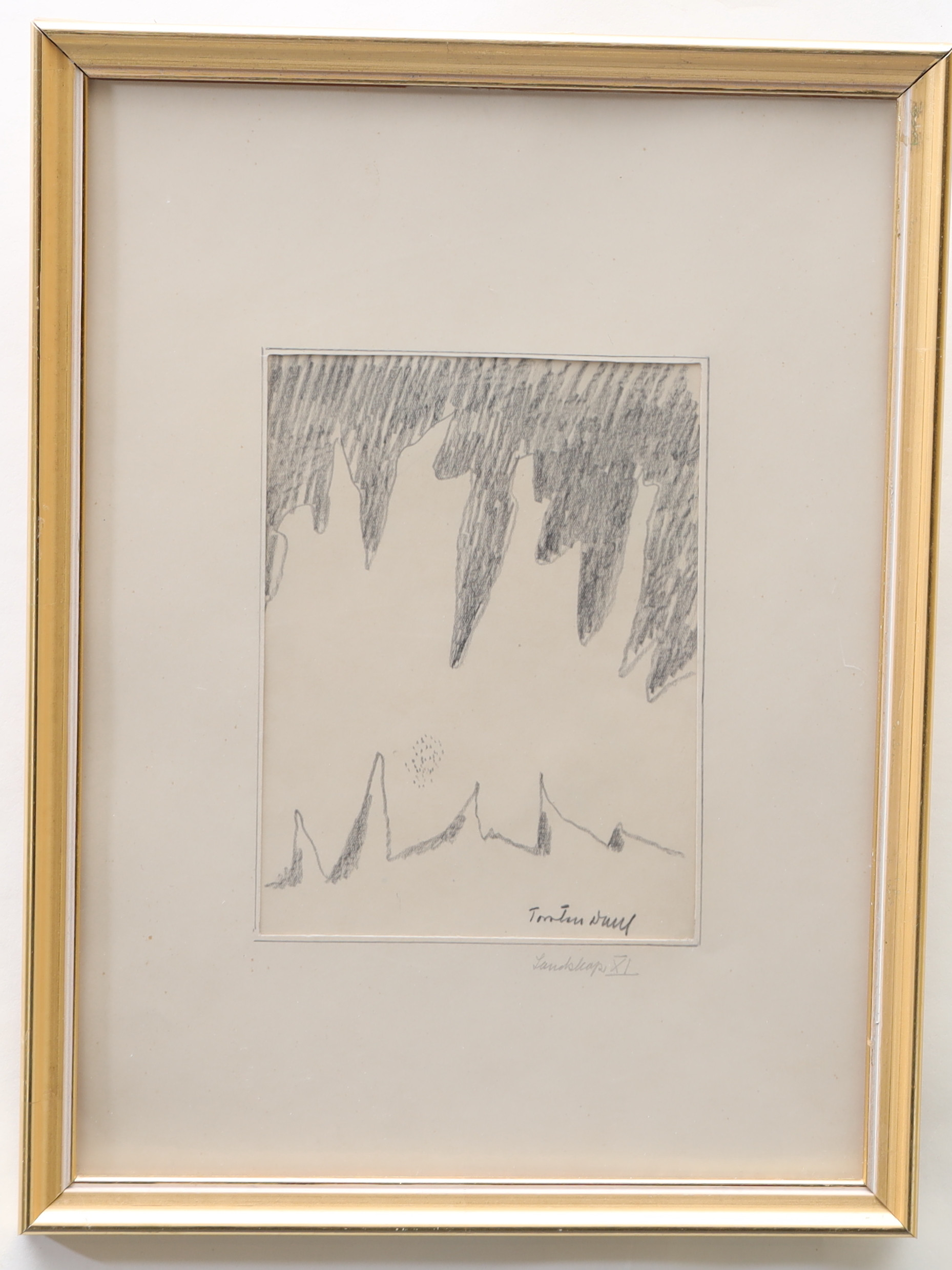 TORSTEN DAHL. "Landskap XI" signerad.