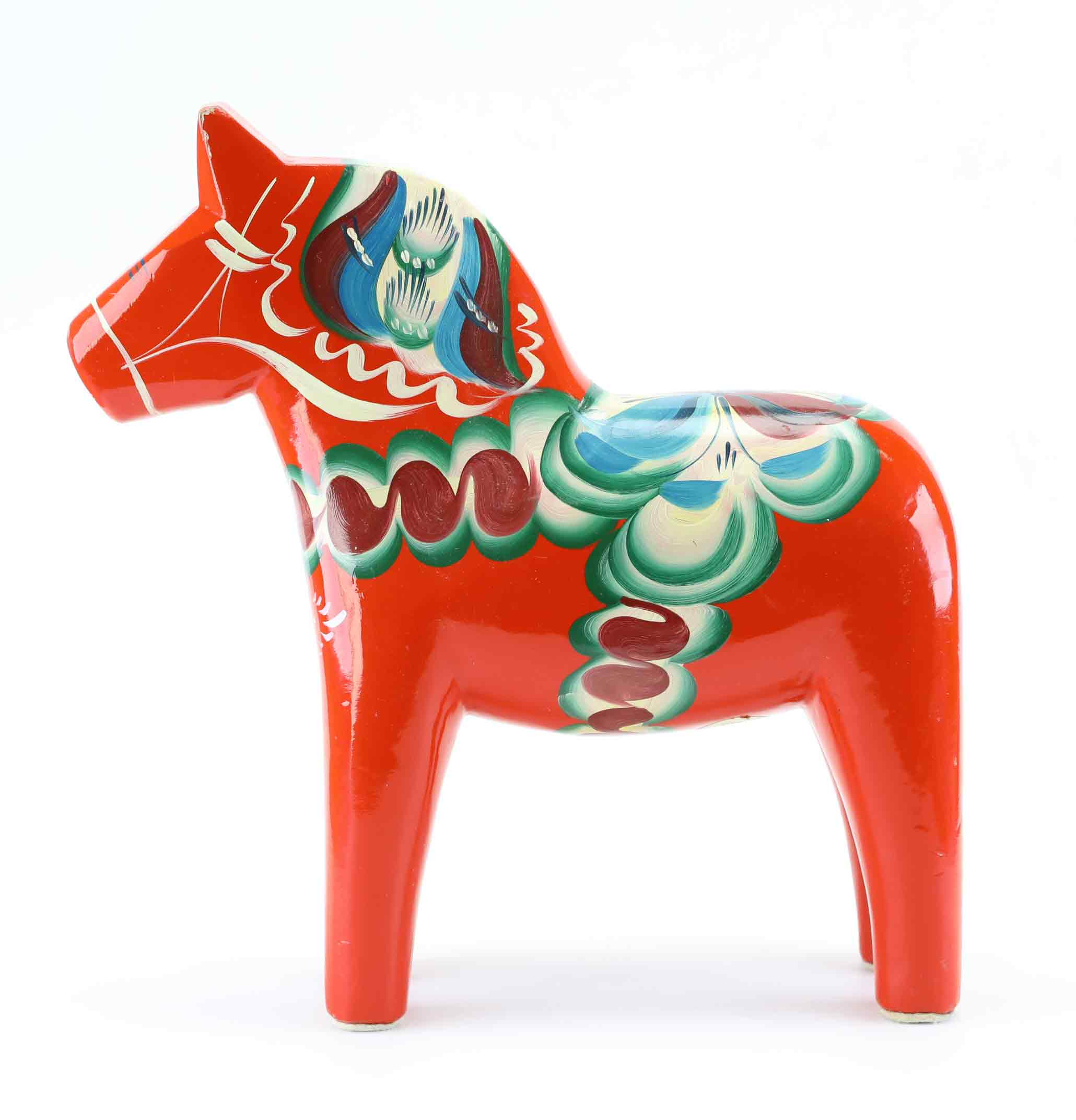 DALAHÄST, stor, Dalahemslöjd, Nils Olsson Hemslöjd AB, Nusnäs.