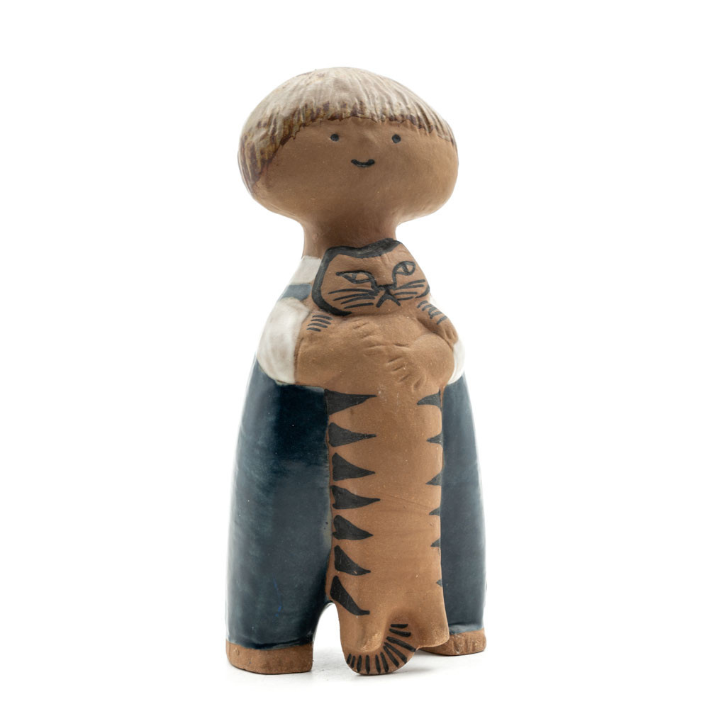 LISA LARSON. Figurin, "Pelle", Signerad.