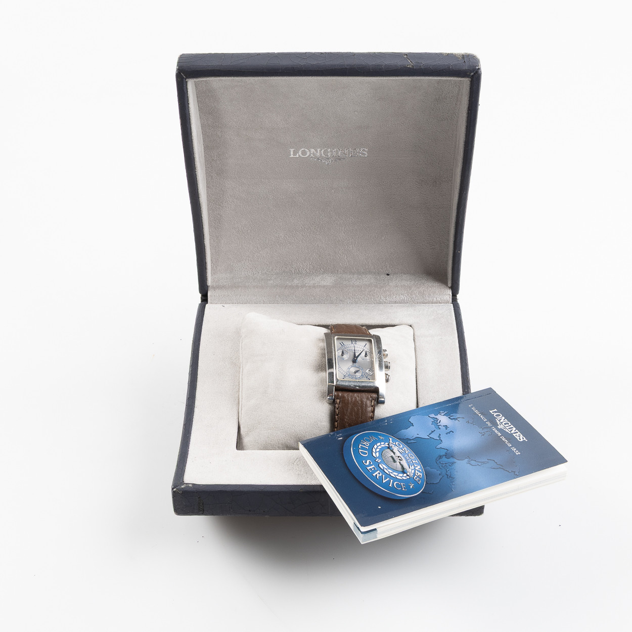 LONGINES, Chronograph, armbandsur 'Dolce Vita', stål.