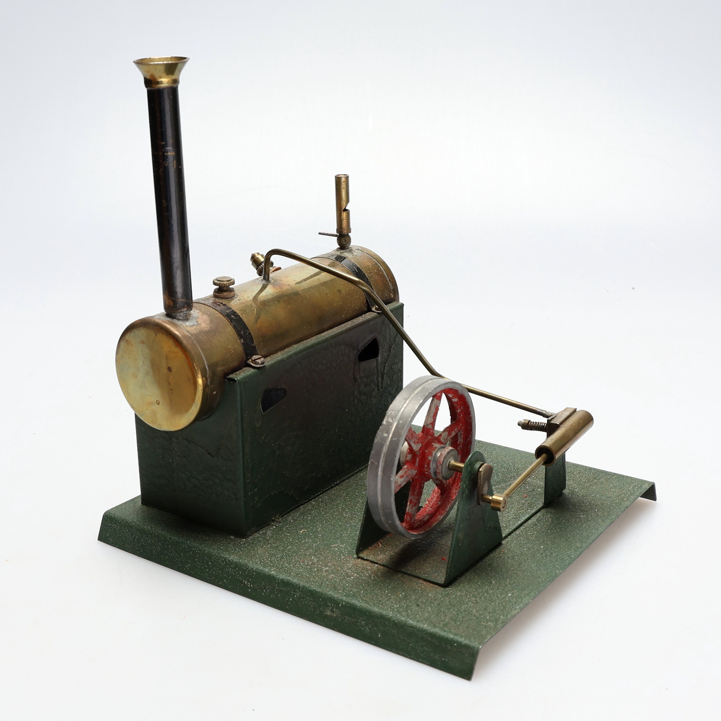 ÅNGMASKIN. PUB Stockholm, 1945, med brännare, originalkartong.