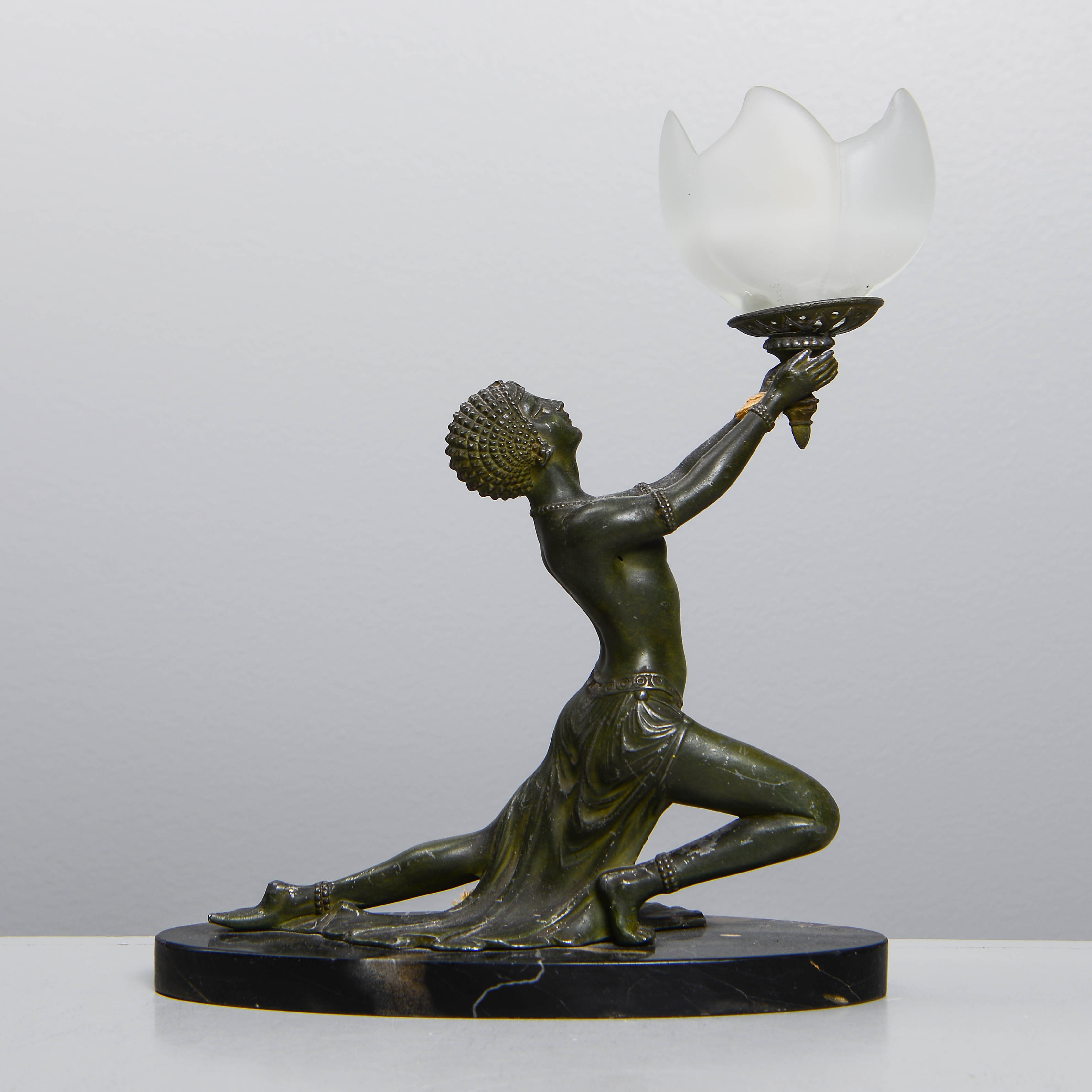BORDSLAMPA, Art Déco, Frankrike, 1920-tal.