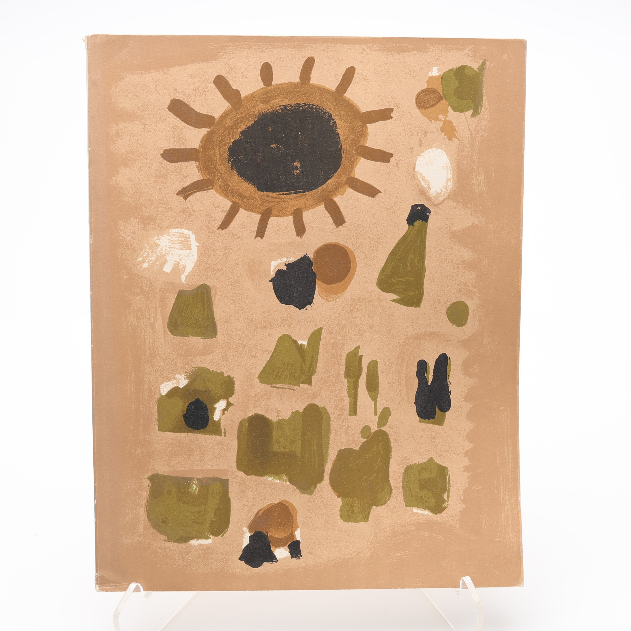 MODERNISM. XXE SIECLE NO. 24 DECEMBRE 1964 MED ORIGINALITOGRAFIER AV HANS HARTUNG OCH JOAN MIRO SAMT EN OMSLAGSLITOGRAFI AV BISSIÈRE.