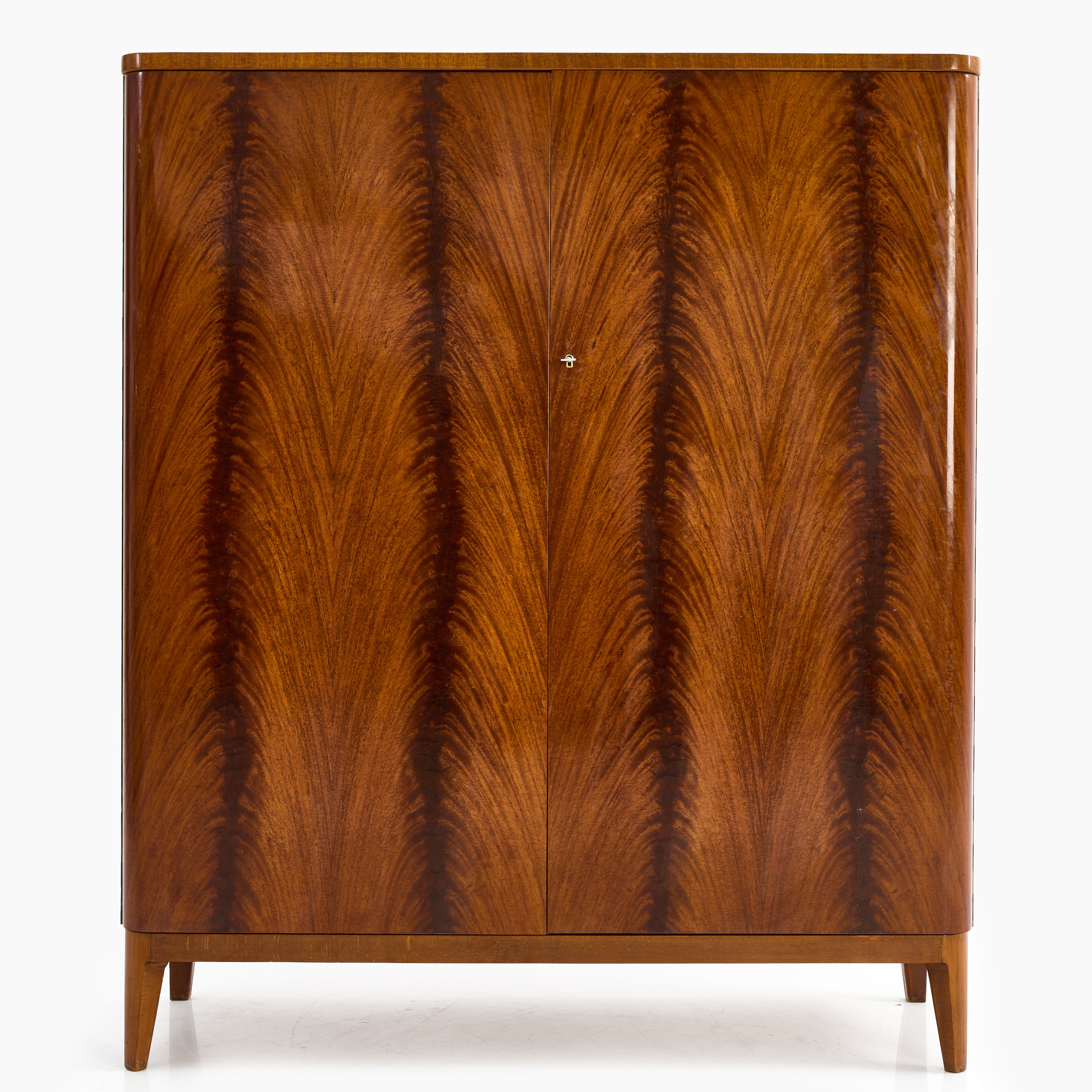 SKÅP, mahognyfanér, Sverige, 1900-talets mitt. Swedish Modern.