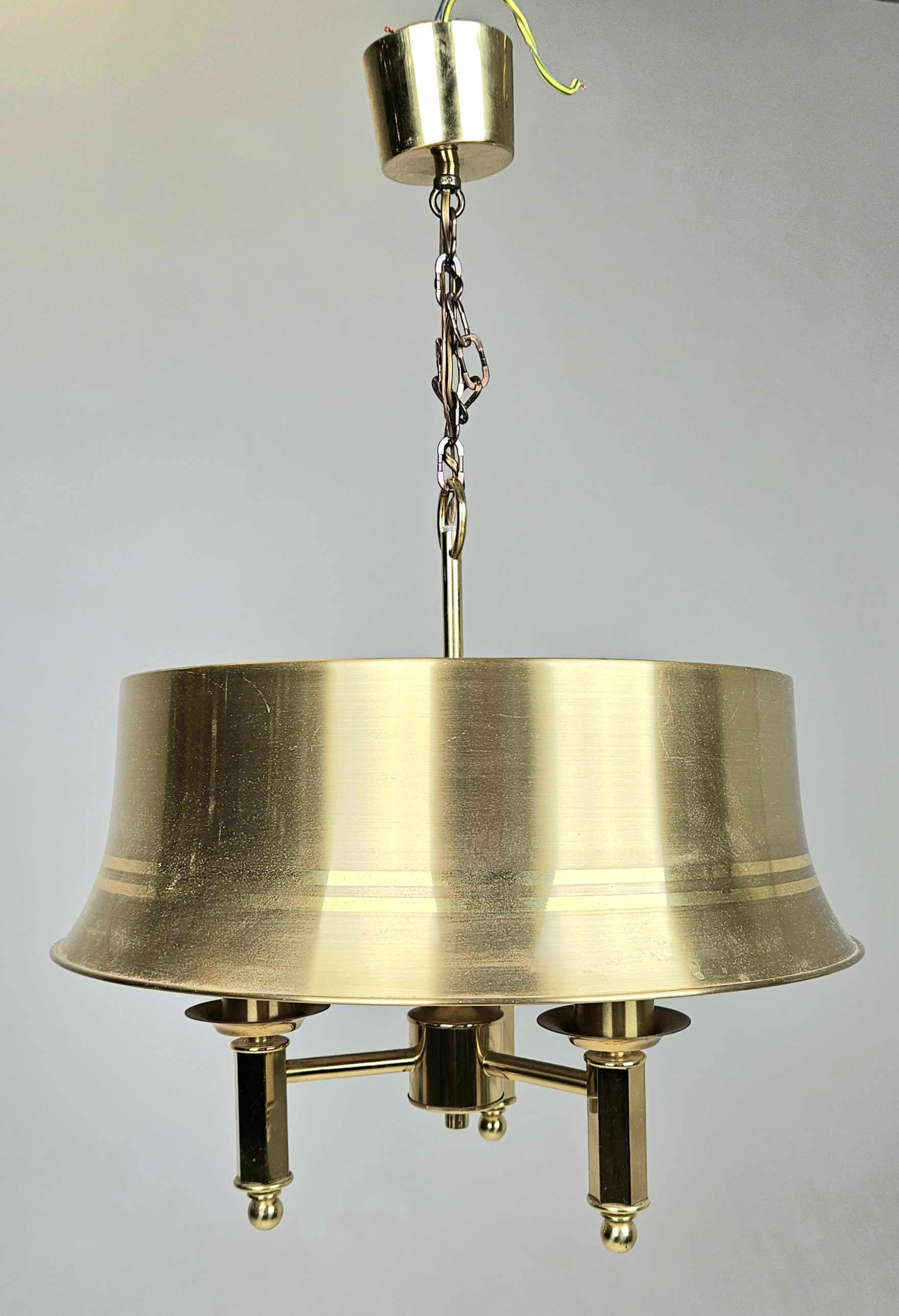 TAKLAMPA, mässing, Nya ÖIA, Örsjö, höjd ca. 43 cm.