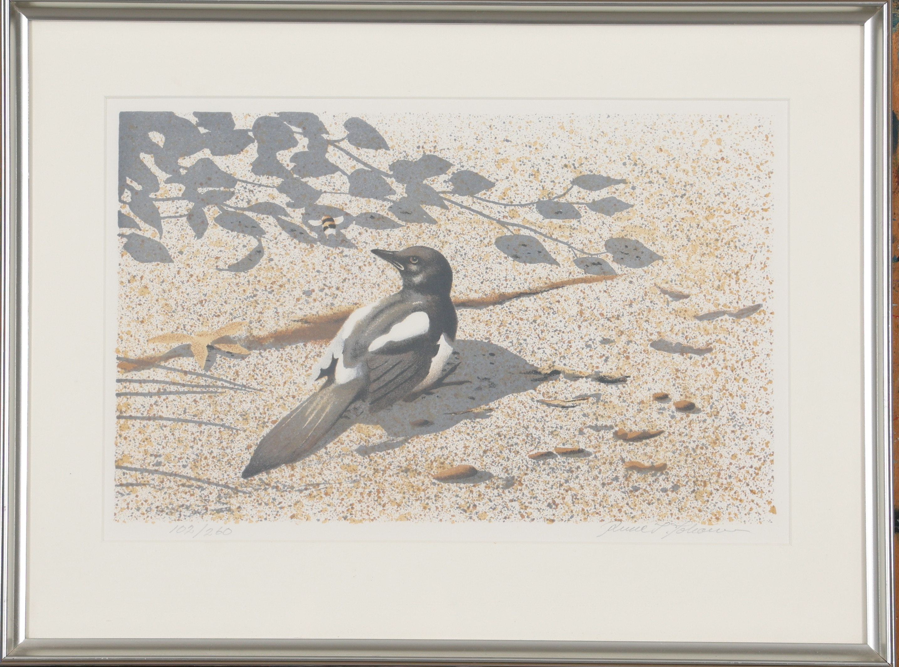 RUNE JOHANSSON. LITOGRAFI, signerad samt numrerad.