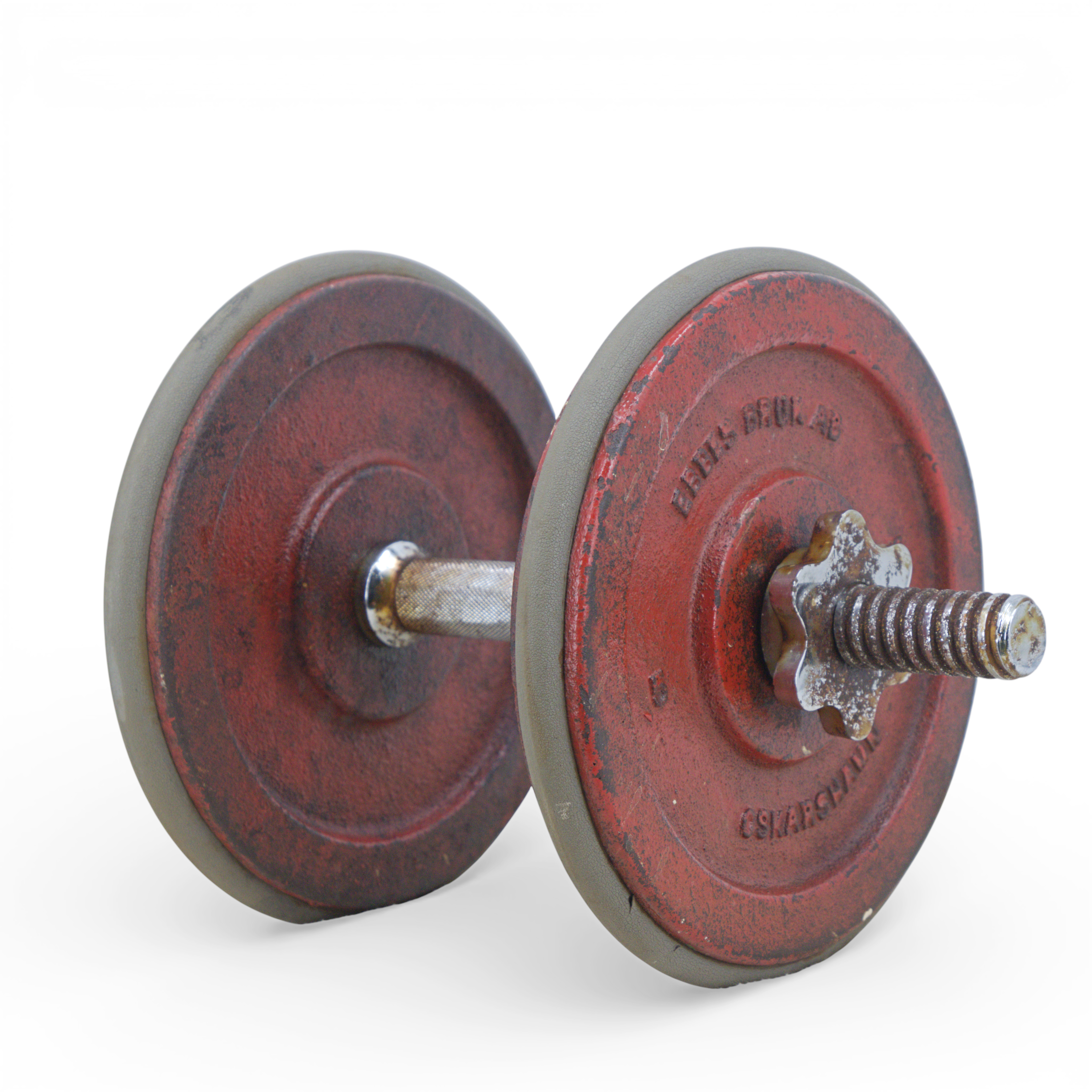 HANTEL, järn, 10 kg, Ebbes Bruk AB.