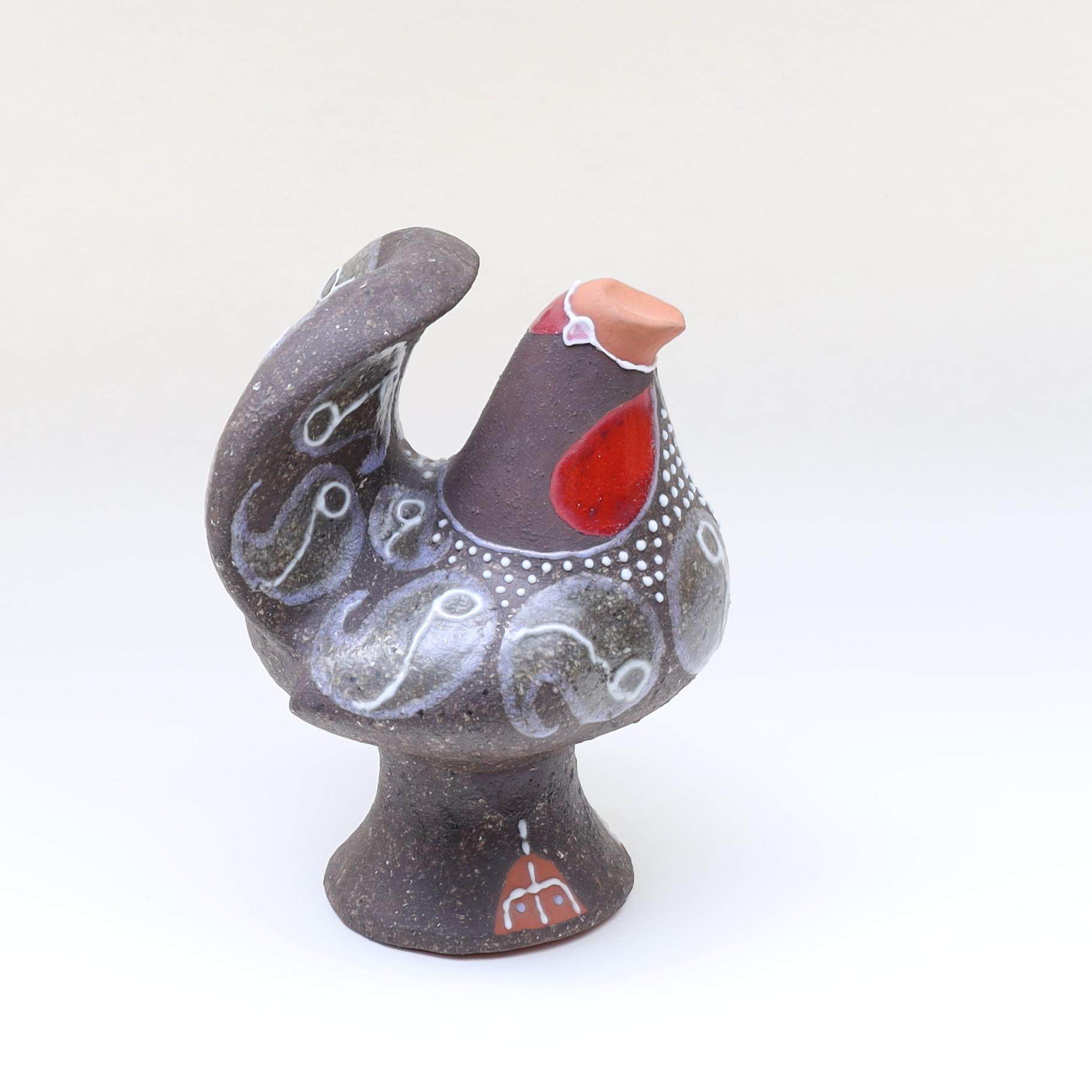 THOMAS HELLSTRÖM. Skulptur, föreställande tjäder.