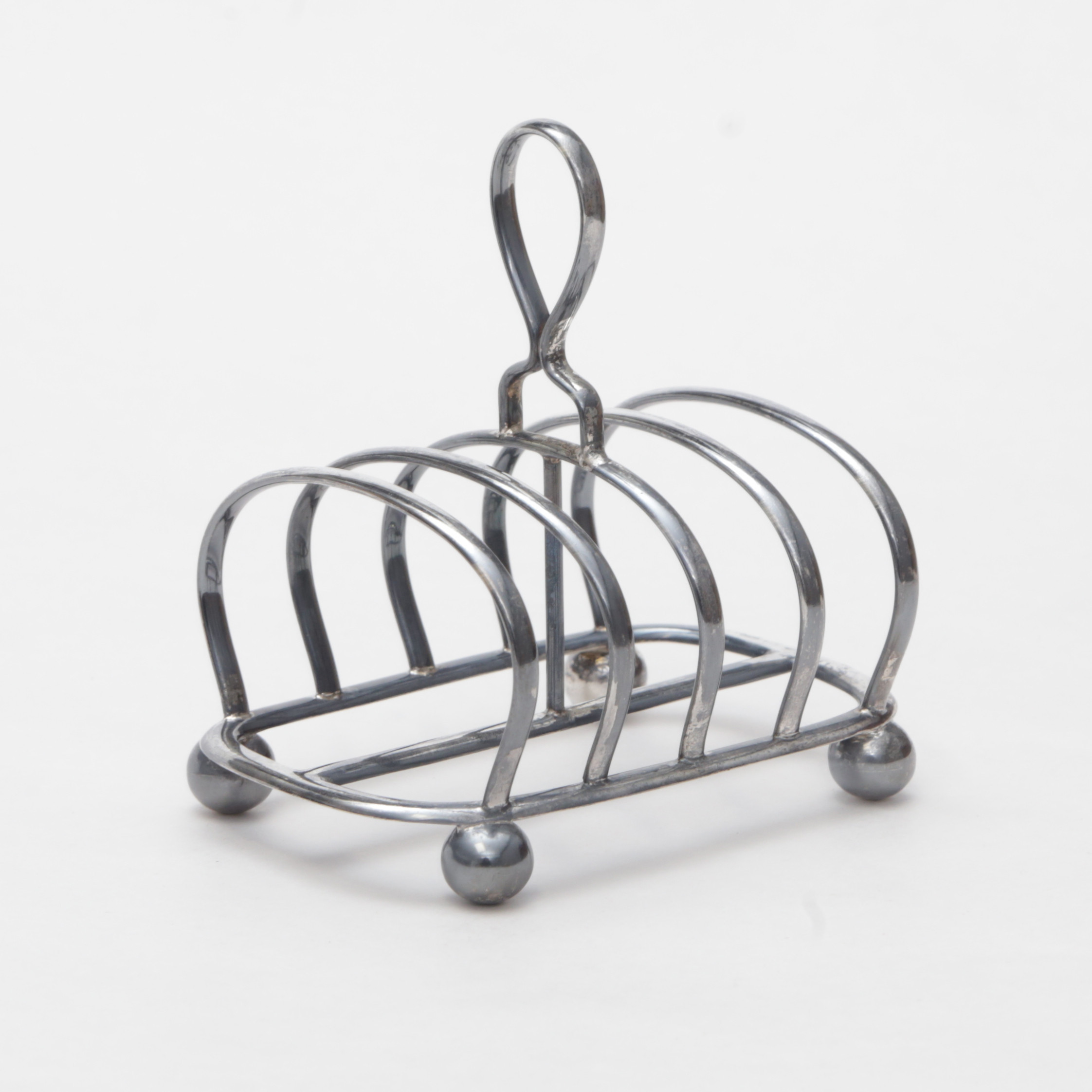 TOASTSTÄLL, sterlingsilver, Guldsmedsaktiebolaget, Stockholm, 1918.
