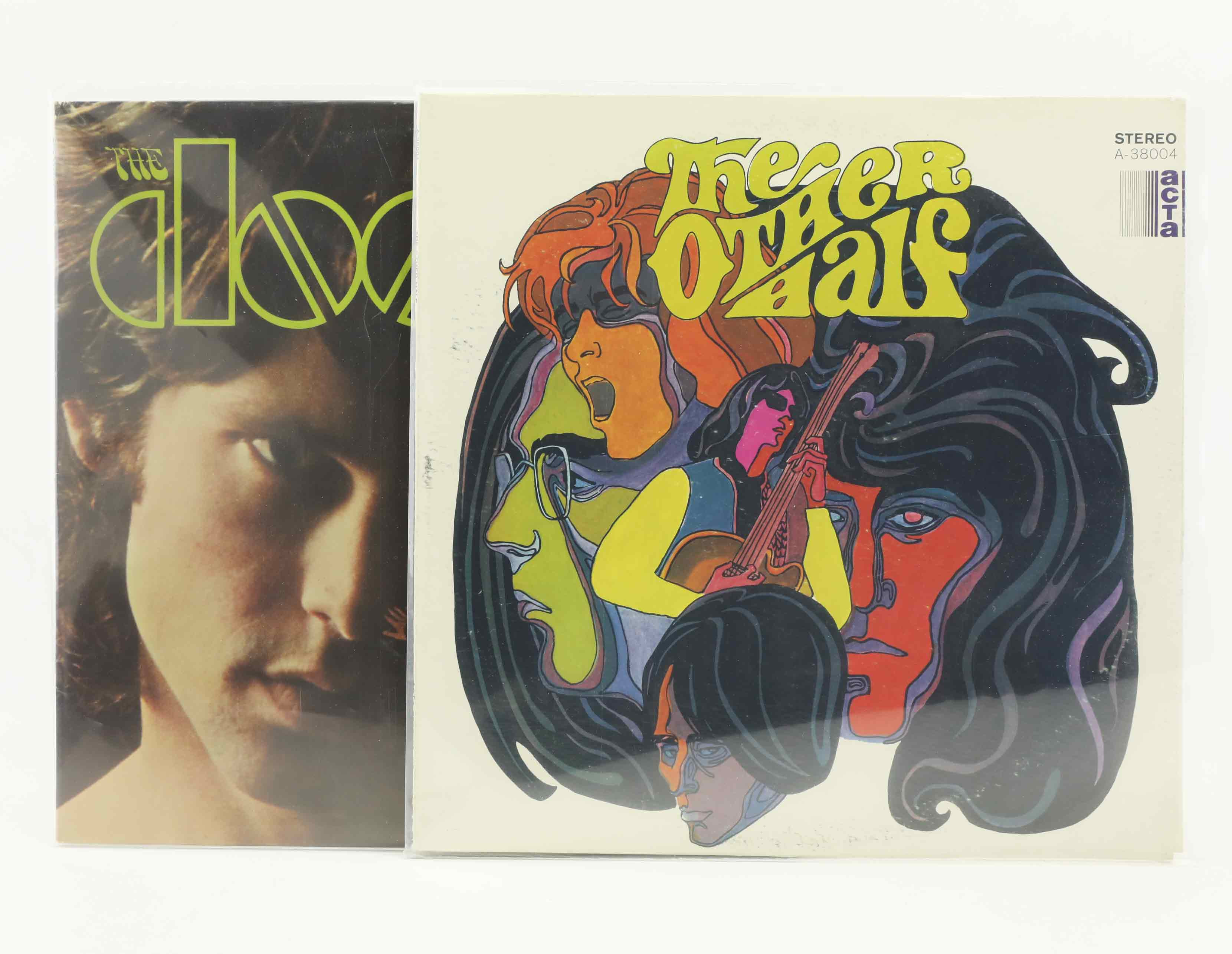 LP-SKIVOR, 2 st, The doors och The Other Half, USA, 1960-tal.