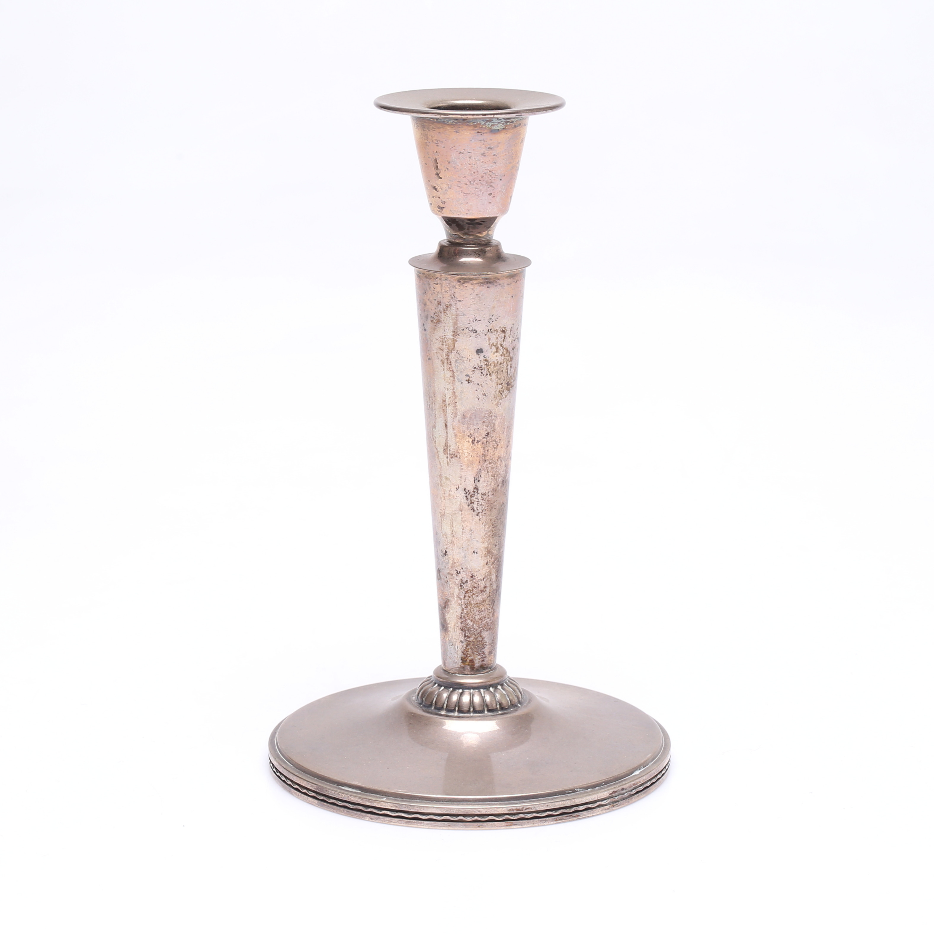 ERIC RÅSTRÖM. Ljusstake, silver, 1955, vikt ca 172gram.