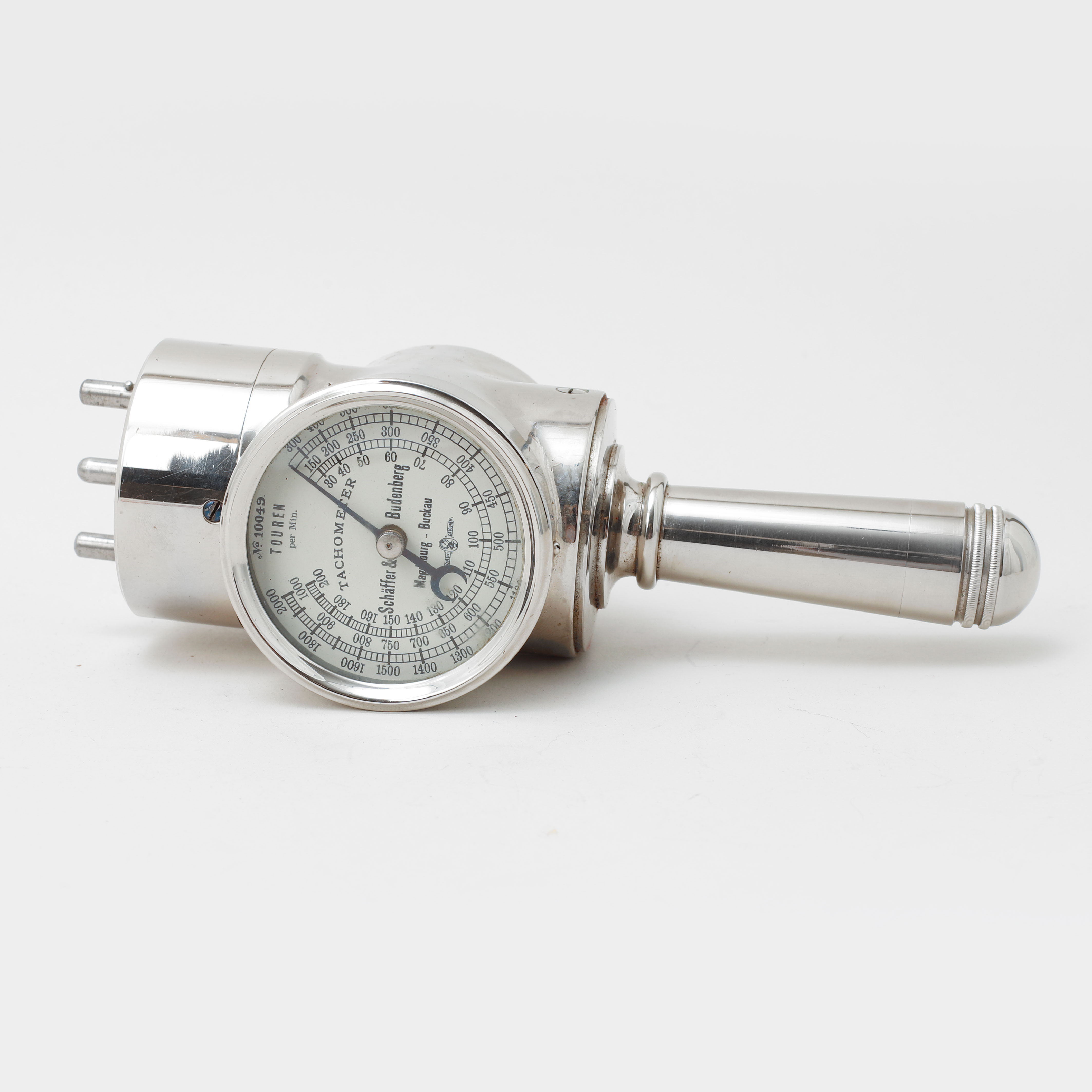 VARVRÄKNARE/ Tachometer, Schäffer & Budenberg, 1900-talets tidigare hälft.