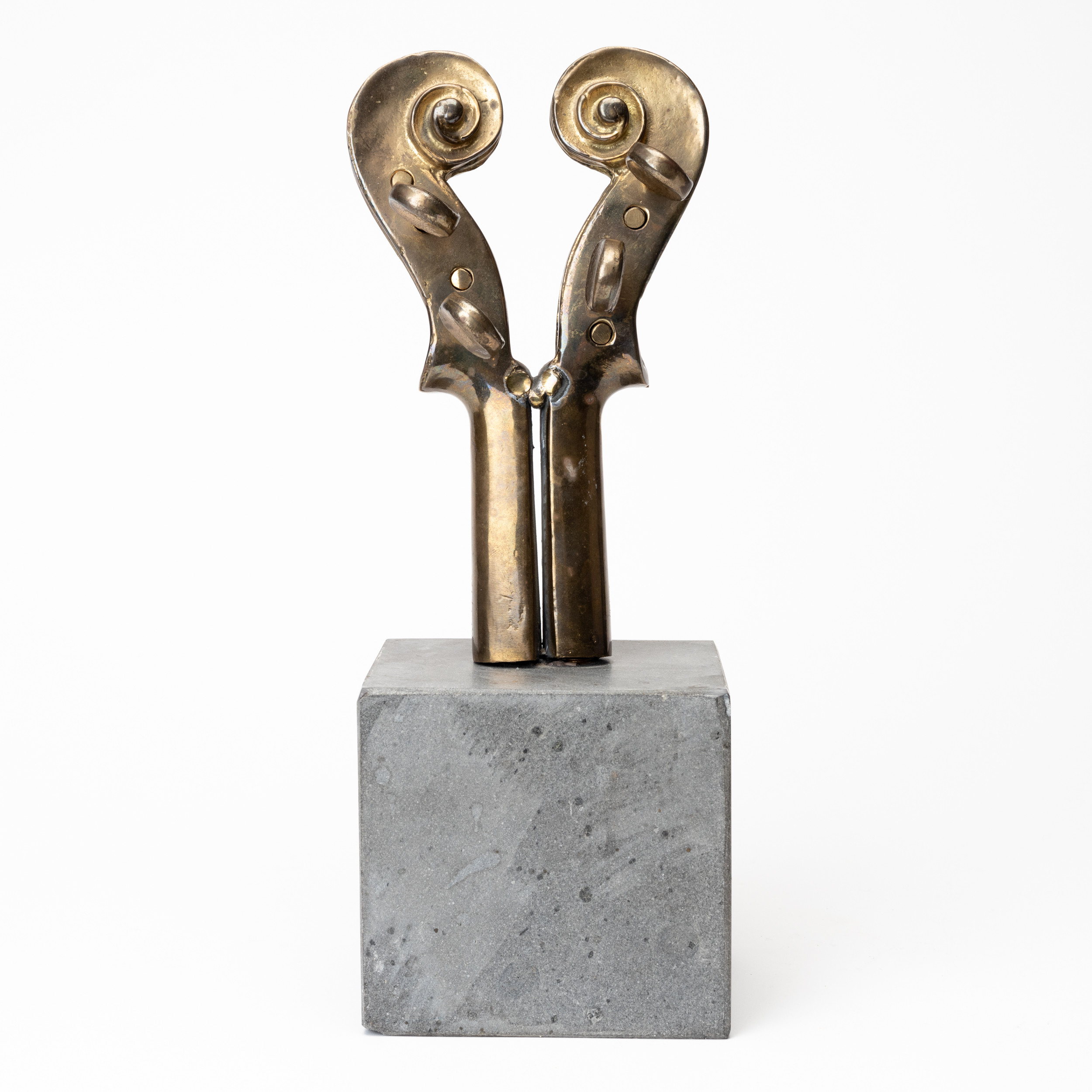 FERNANDEZ ARMAN. Skulptur, brons, "les Amantes", signerad och numrerad XI/XXX.