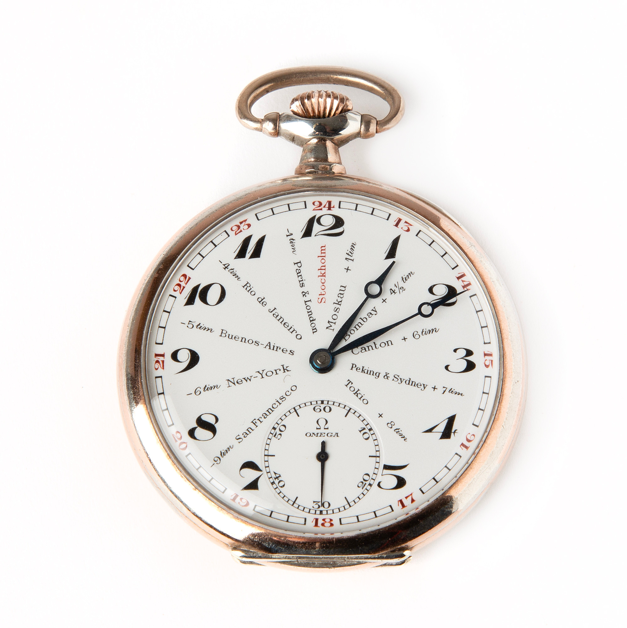 OMEGA, fickur, 50 mm, silver, 1920-tal.