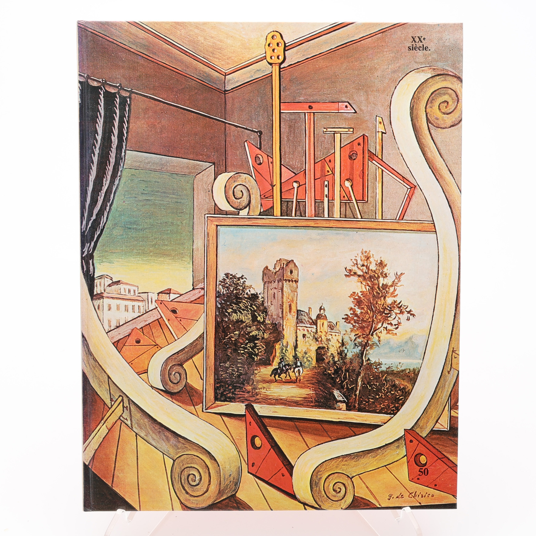 MOIDERNISM. XX:E SIÈCLE NR. 50 JUIN 1978 MED EN KOLORERAD ORIGINALLITOGRAFI AVC DEN ITALIENSKE KONSTNÄREN GENTILINI.