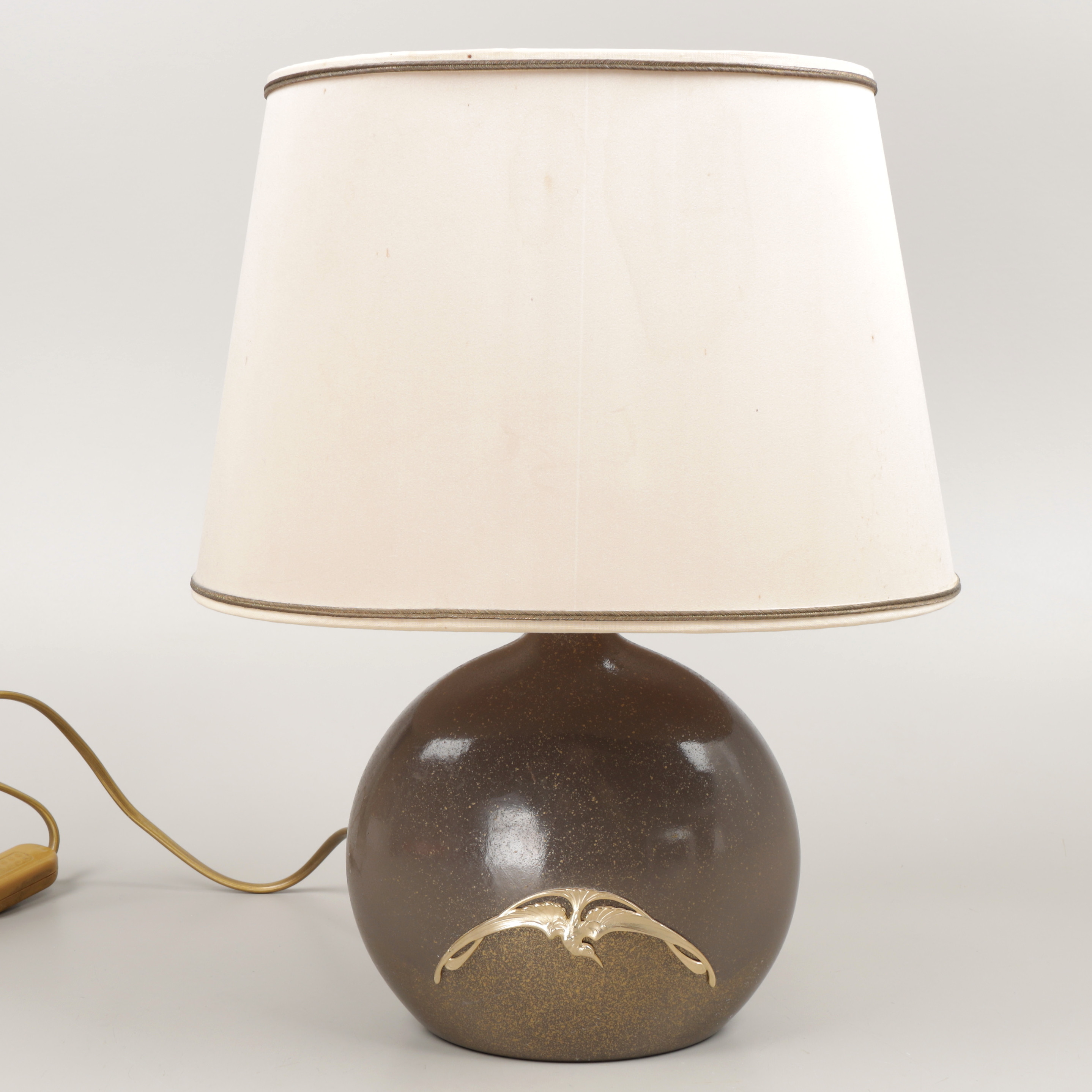 BORDSLAMPA, keramik, 1900-talets andra hälft.