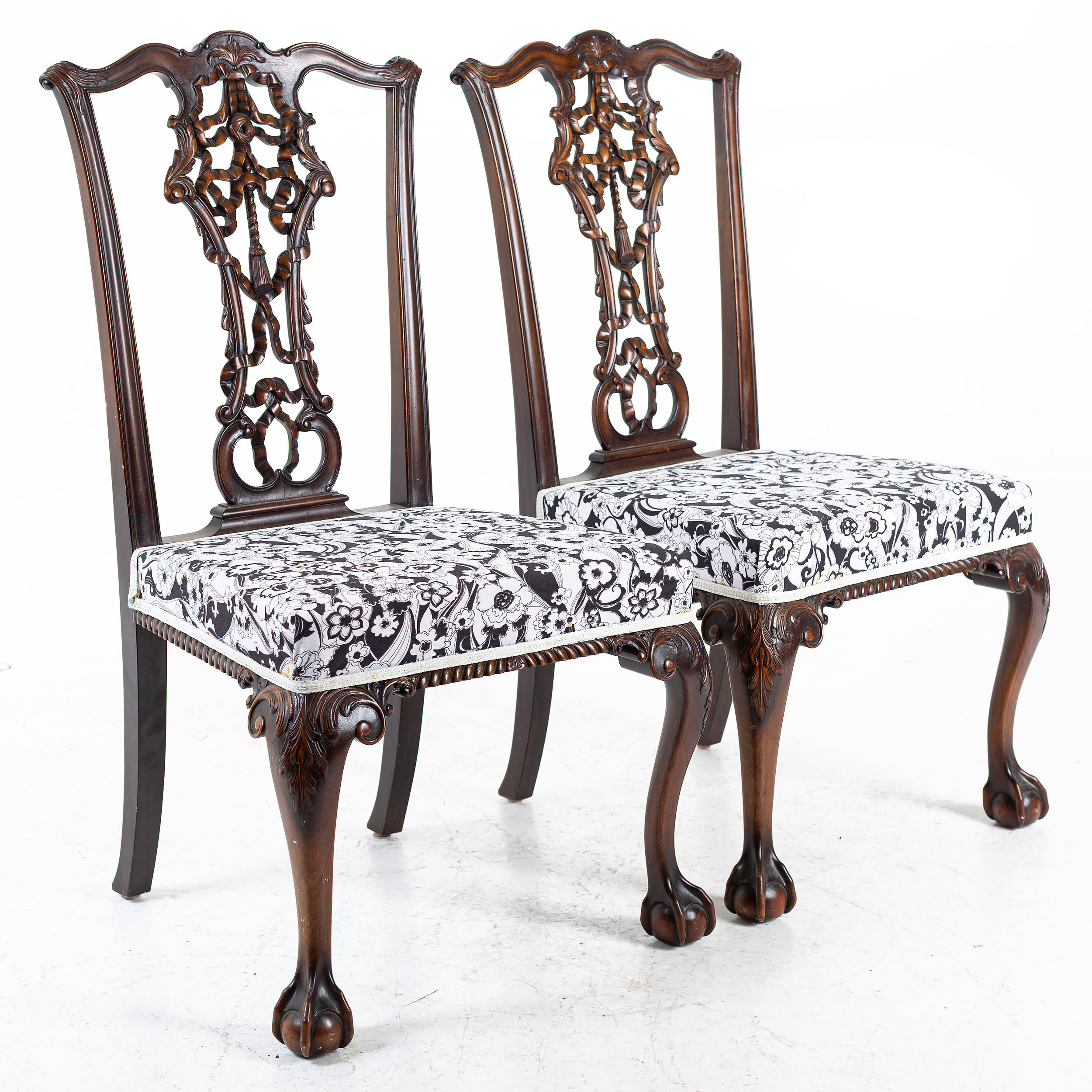 STOLAR, ett par, mahogny, "Ambassadör", Nordiska Kompaniet, 1926.