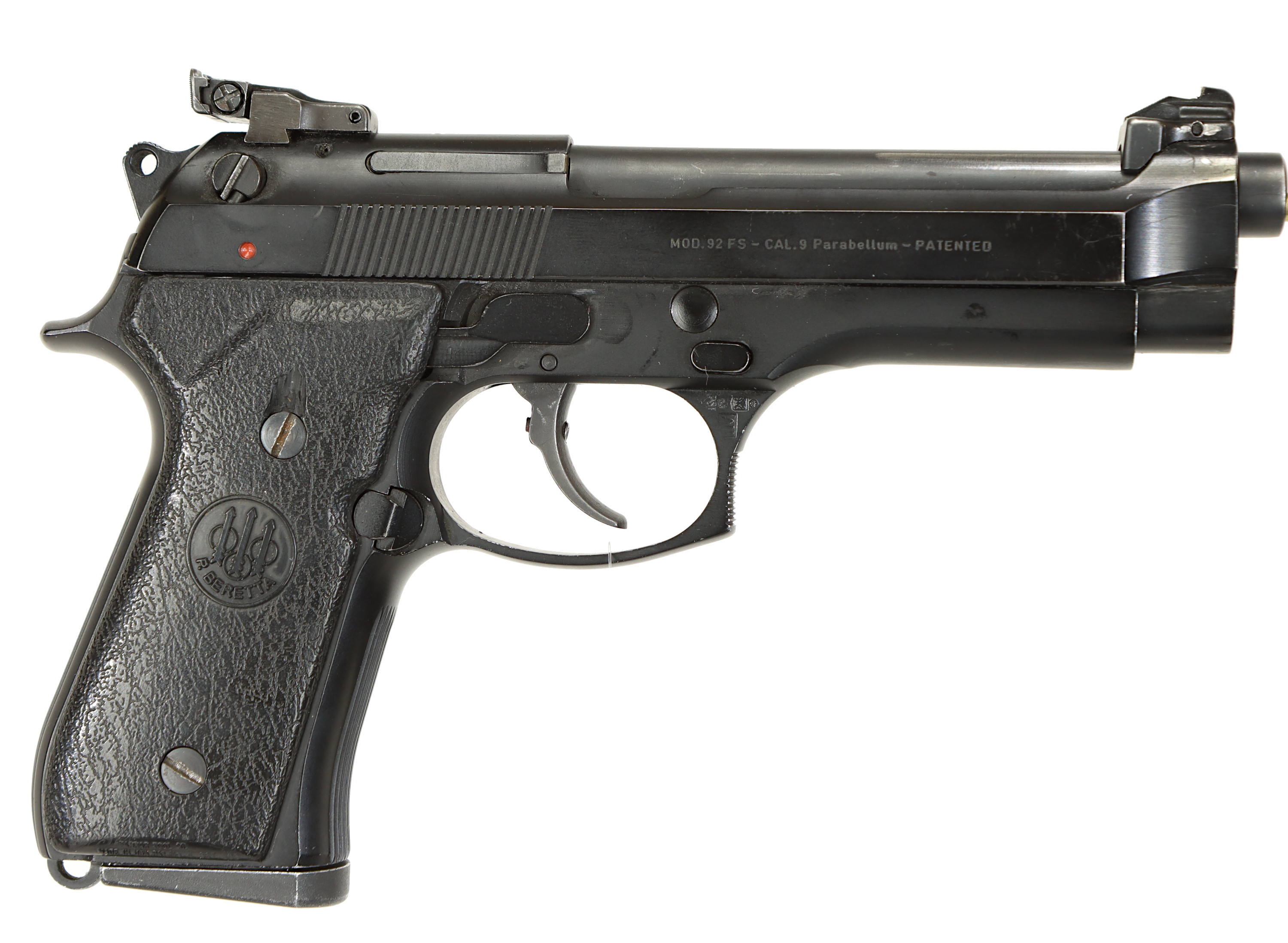 PISTOL, fabrikat Beretta, modell 92 FS, kaliber 9x19, tillv.nr E08536Z.