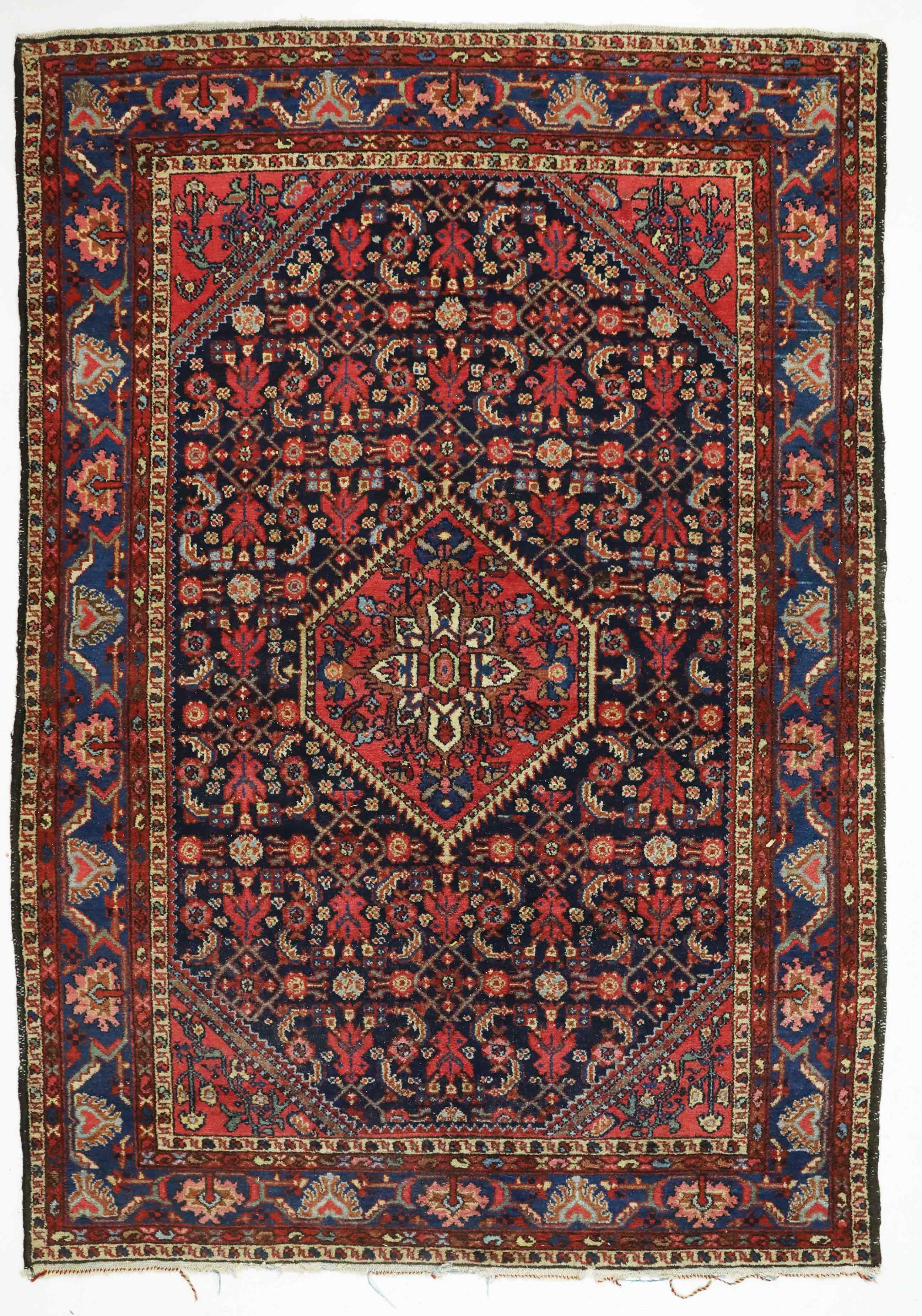 MATTA, Persisk Hamadan, 143 x 193 cm, semiantik, 1900-tal.