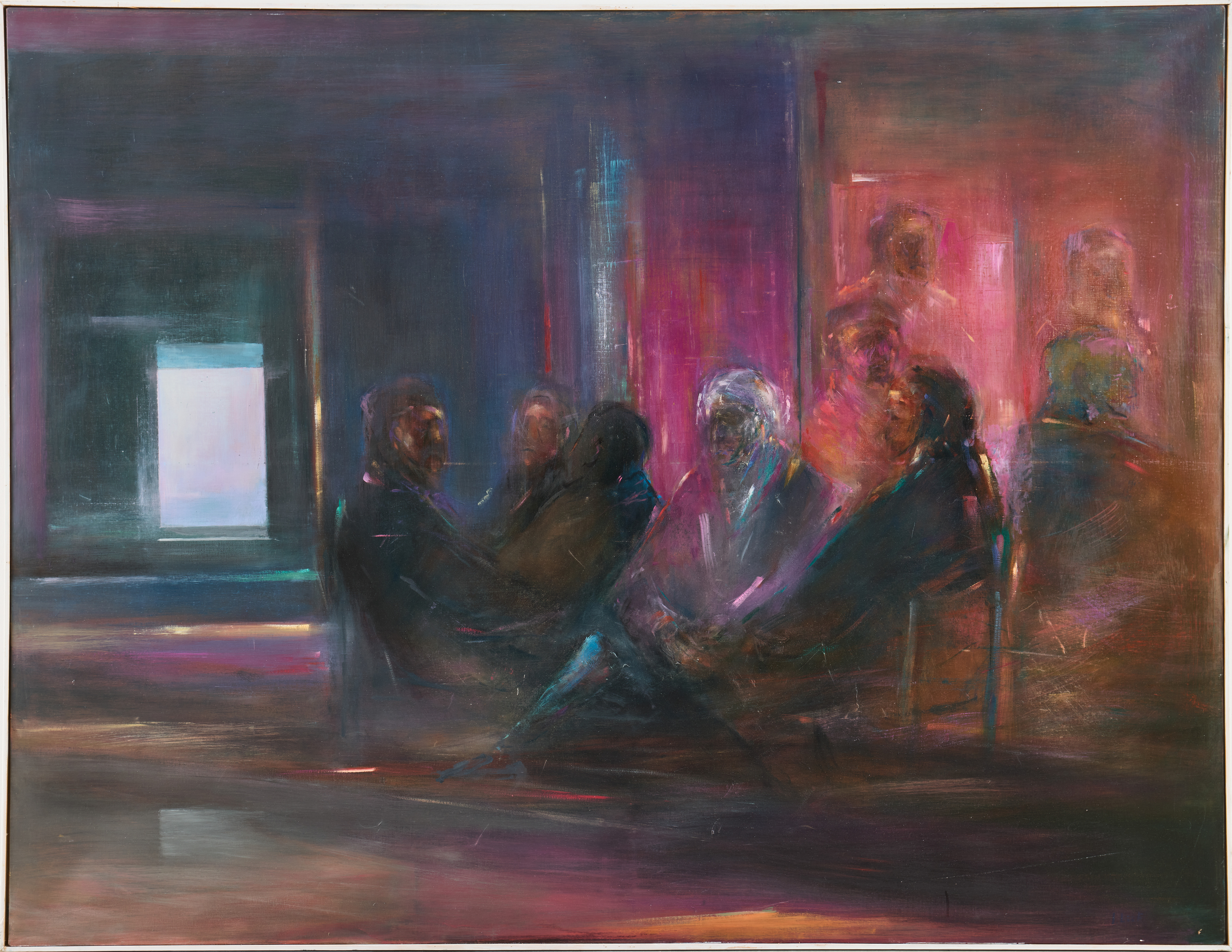 INGEMAR LÖÖF (SVERIGE, 1929-2007). "Samtal".