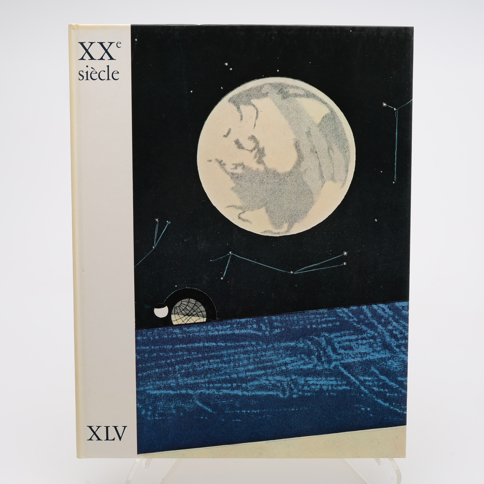 MODERNISM. XX:E SIÈCLE. NO. 45 DÉCEMBRE 1975 MED TVÅ KOLORERADE ORIGINALLITOGRAFIER AV MAN RAY OCH ROBERTO MATTA.