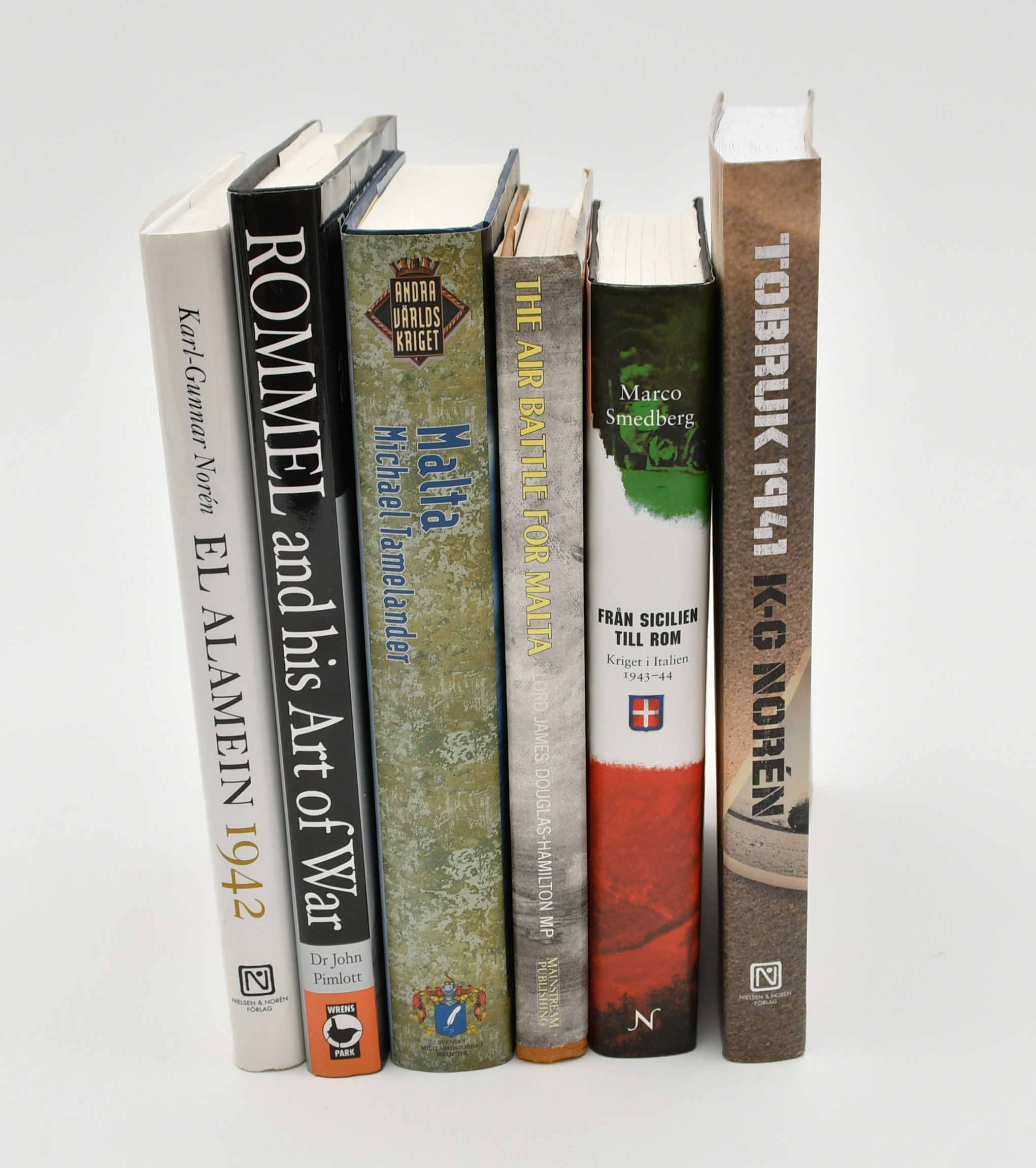 Andra världskriget. Afrika och medelhavs kampanj. 6 Volymer.