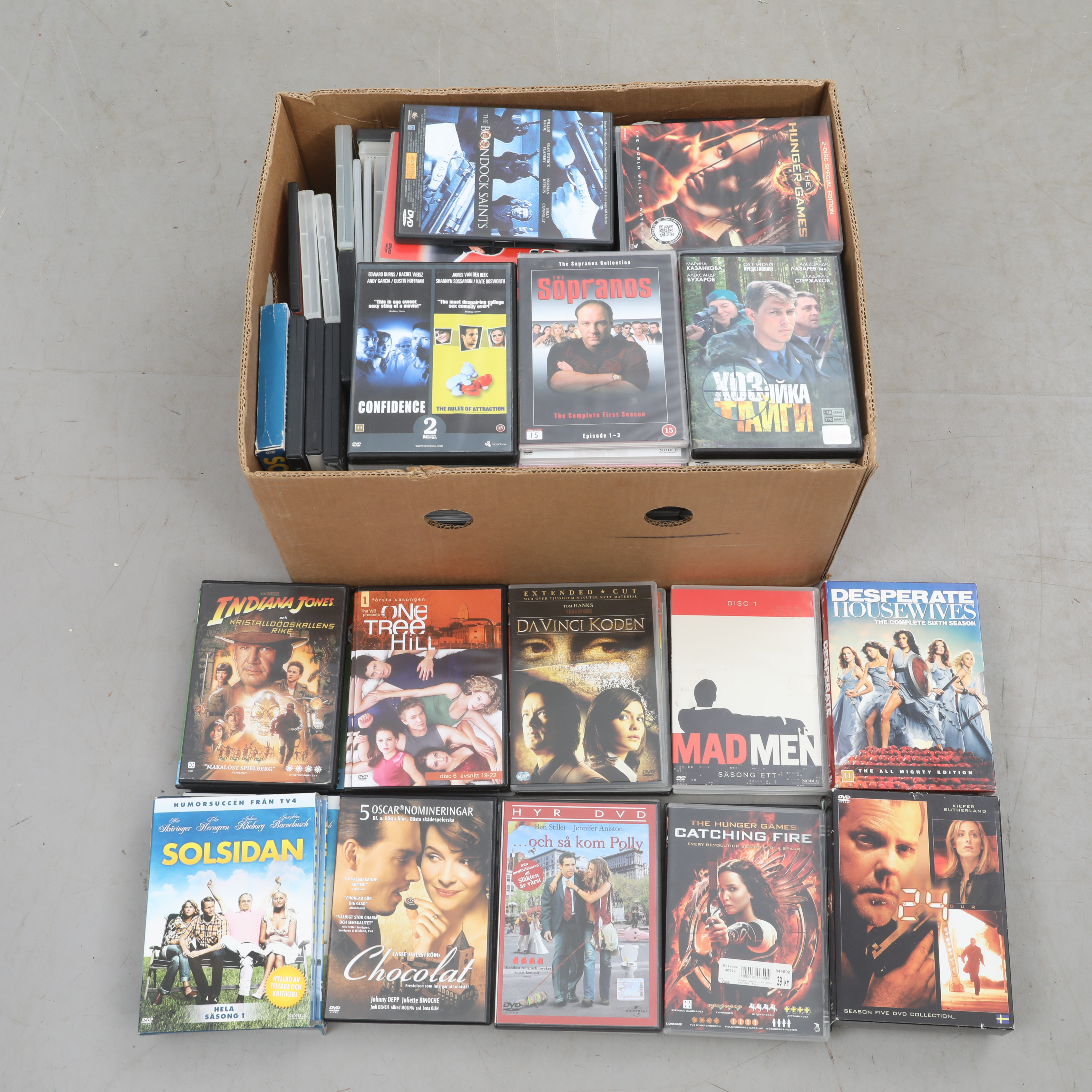 DVD-FILMER, ca 180 stycken, blandade filmer.