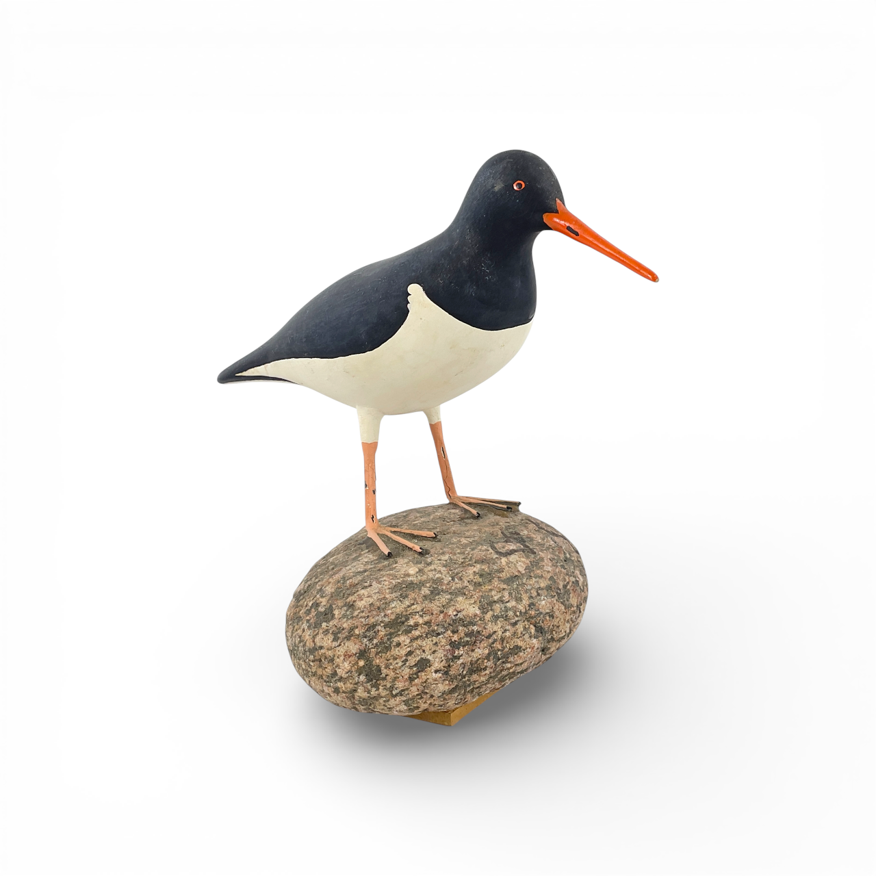 OIDENTIFIERAD KONSTNÄR, Skulptur, målad gips, "Strandskata, haematopus ostralegus", signerad S. Svensson samt daterad 1990.