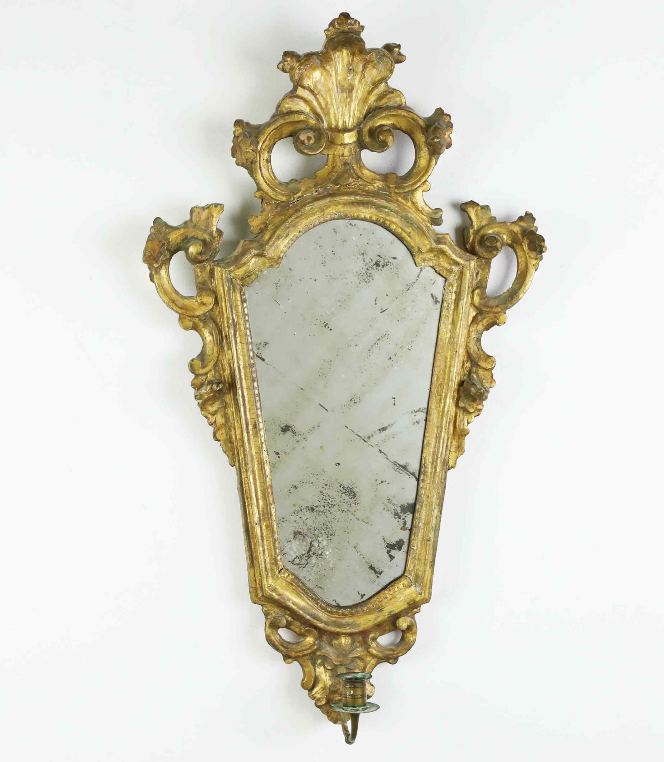 SPEGELLAMPETT, rokoko, 17/1800-tal.