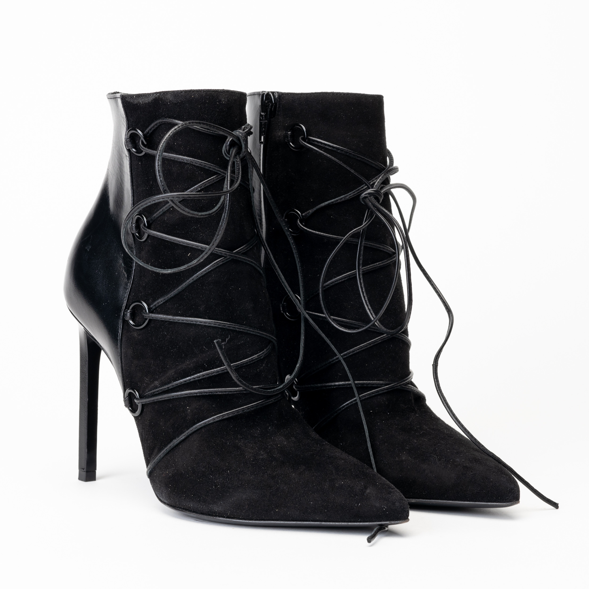 SAINT LAURENT. Stövletter, "Saint Laurent Ankle Boots", storlek 36,5.