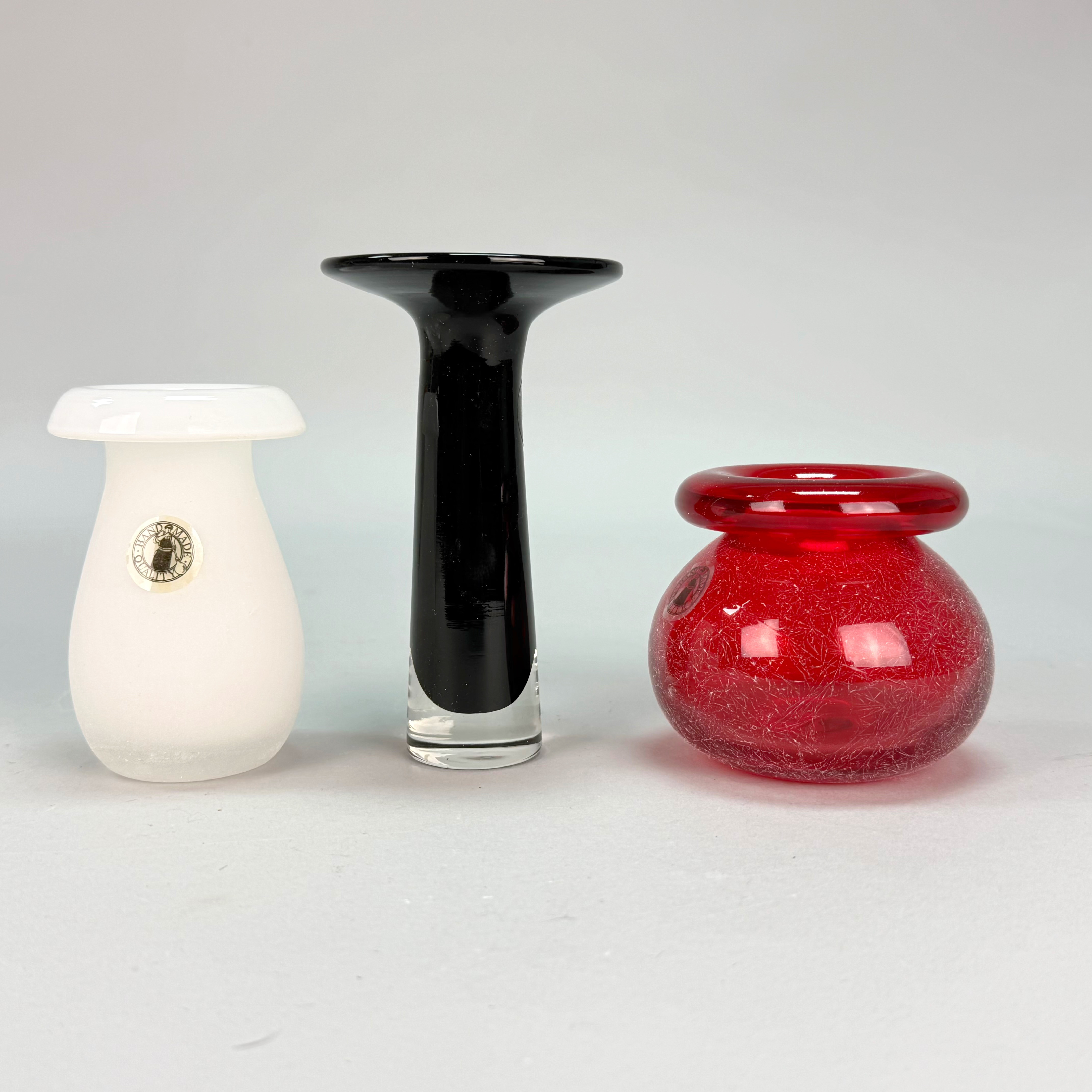 MARIA VINKA, Vaser 3 st, munblåst glas ur kollektionen " IKEA Stockholm".