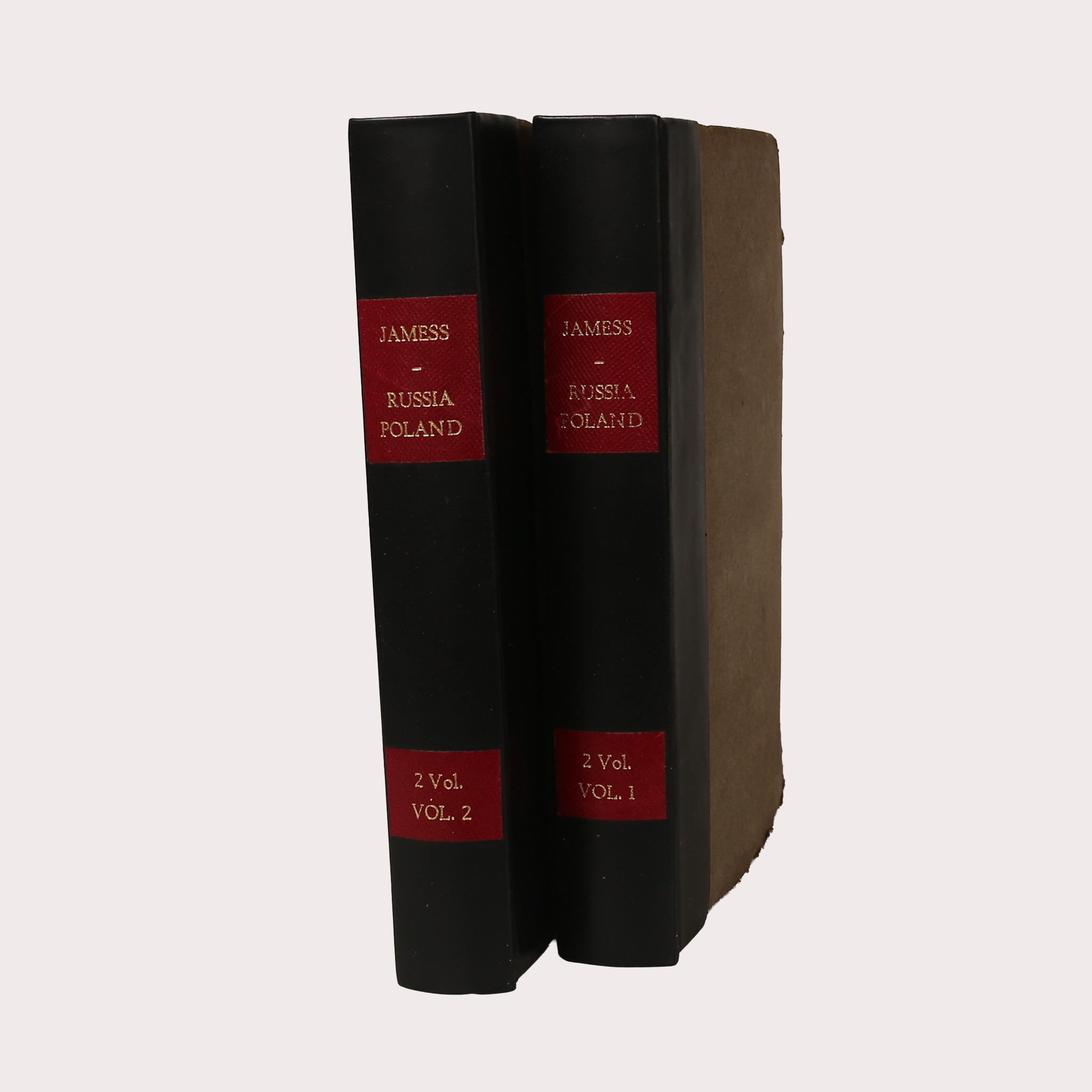 JAMES, J.T. JOURNAL OF A TOUR IN GERMANY, SWEDEN, RUSSIA, POLAND, 2 st. band. tredje upplagan. Tryckt i London år 1819.