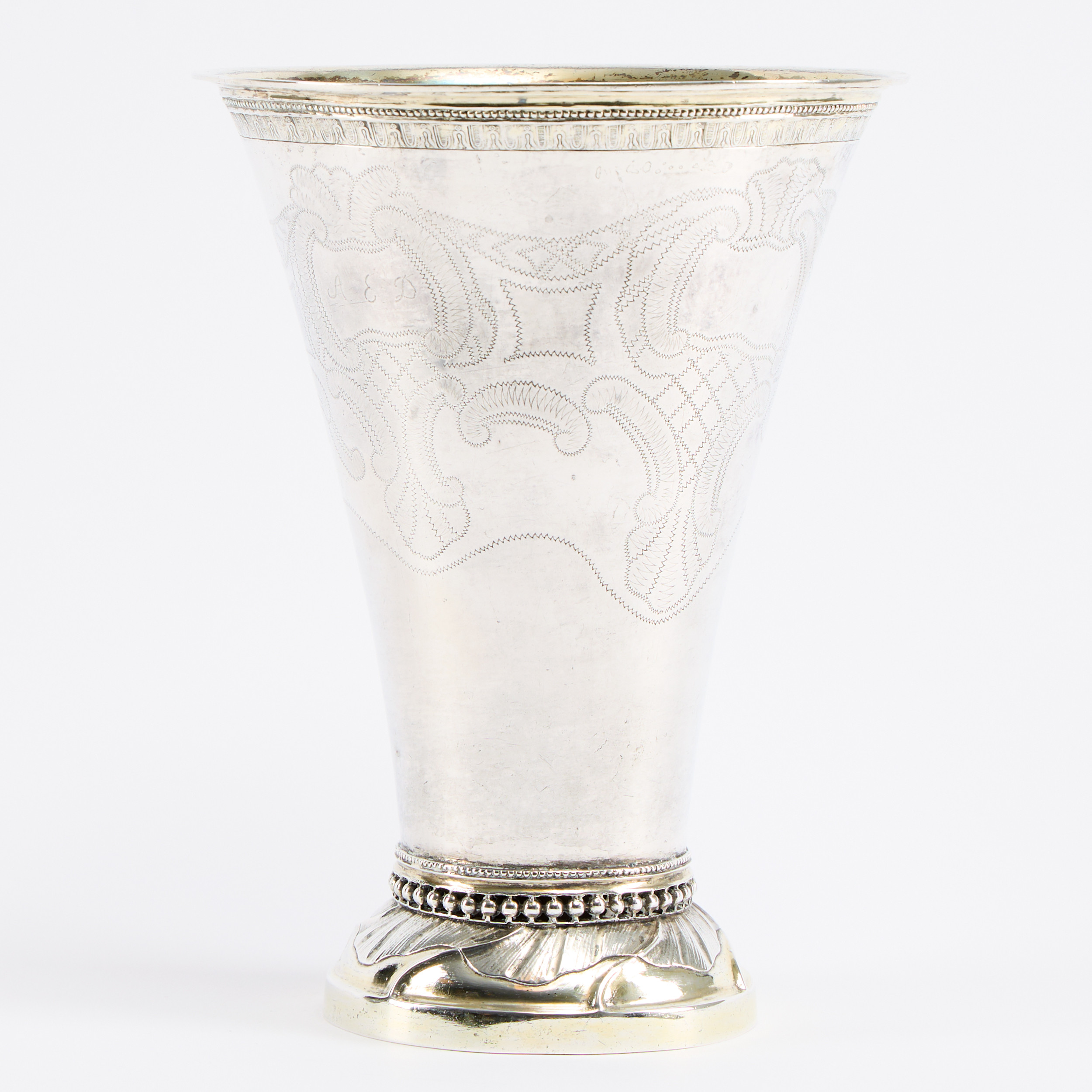 BÄGARE. Silver, Olof H. Bergström, Uppsala 1811.