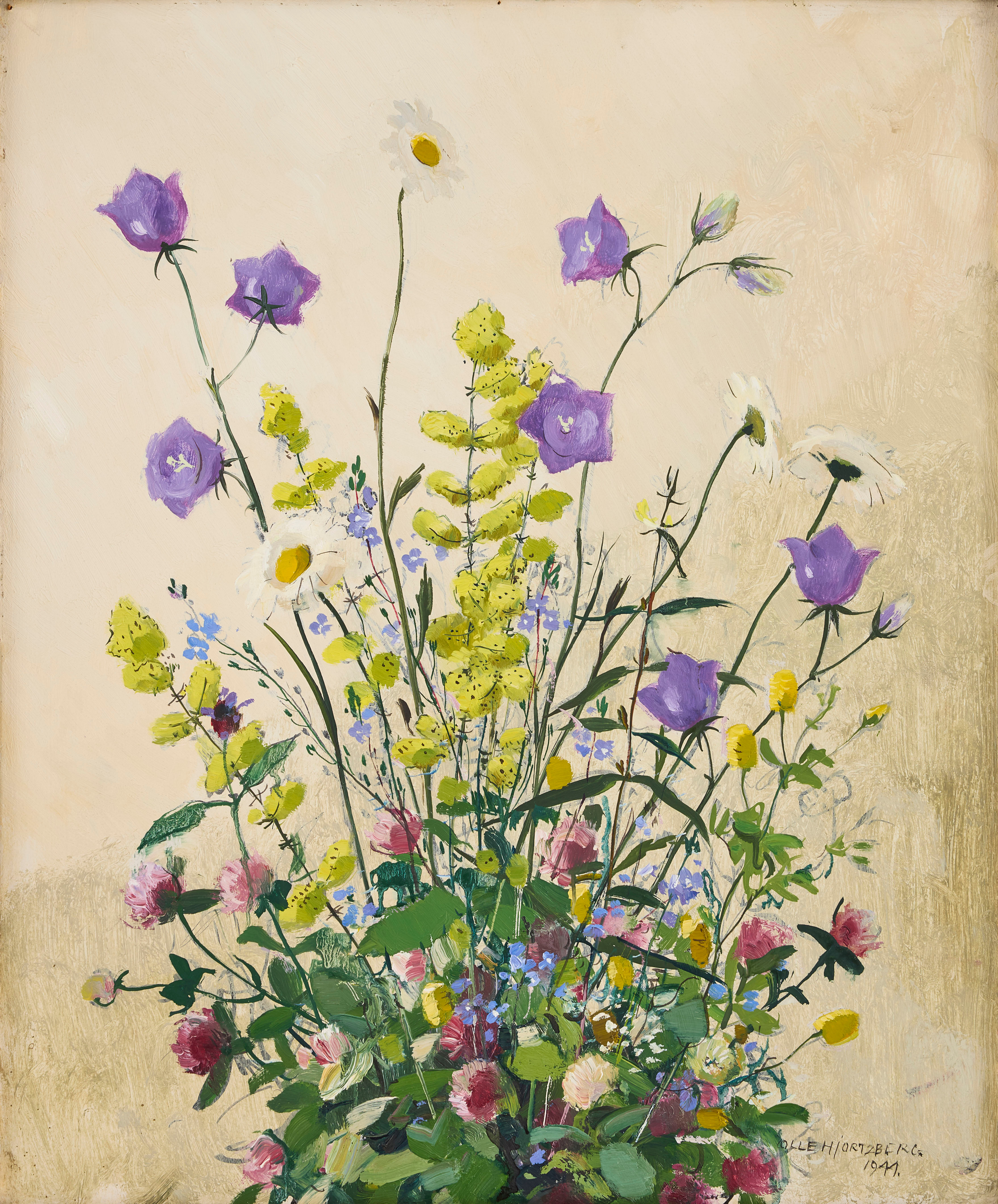 OLLE HJORTZBERG. Ängsblommor.