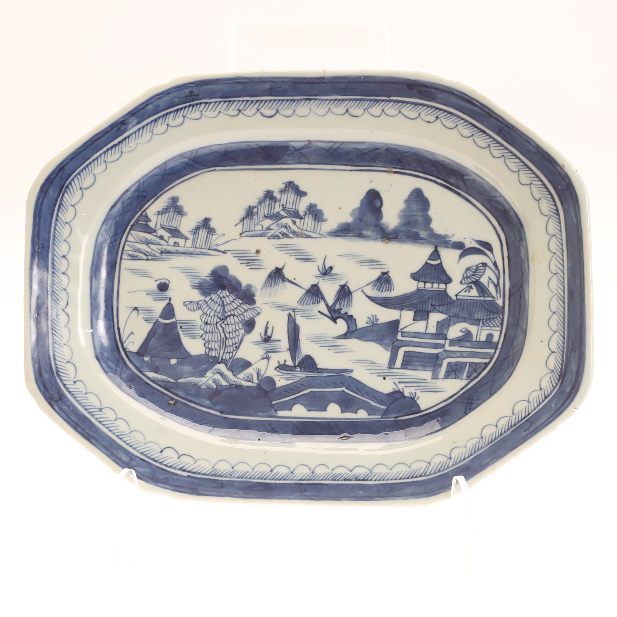 STEKFAT, kompaniporslin, Kina, 1800-tal.