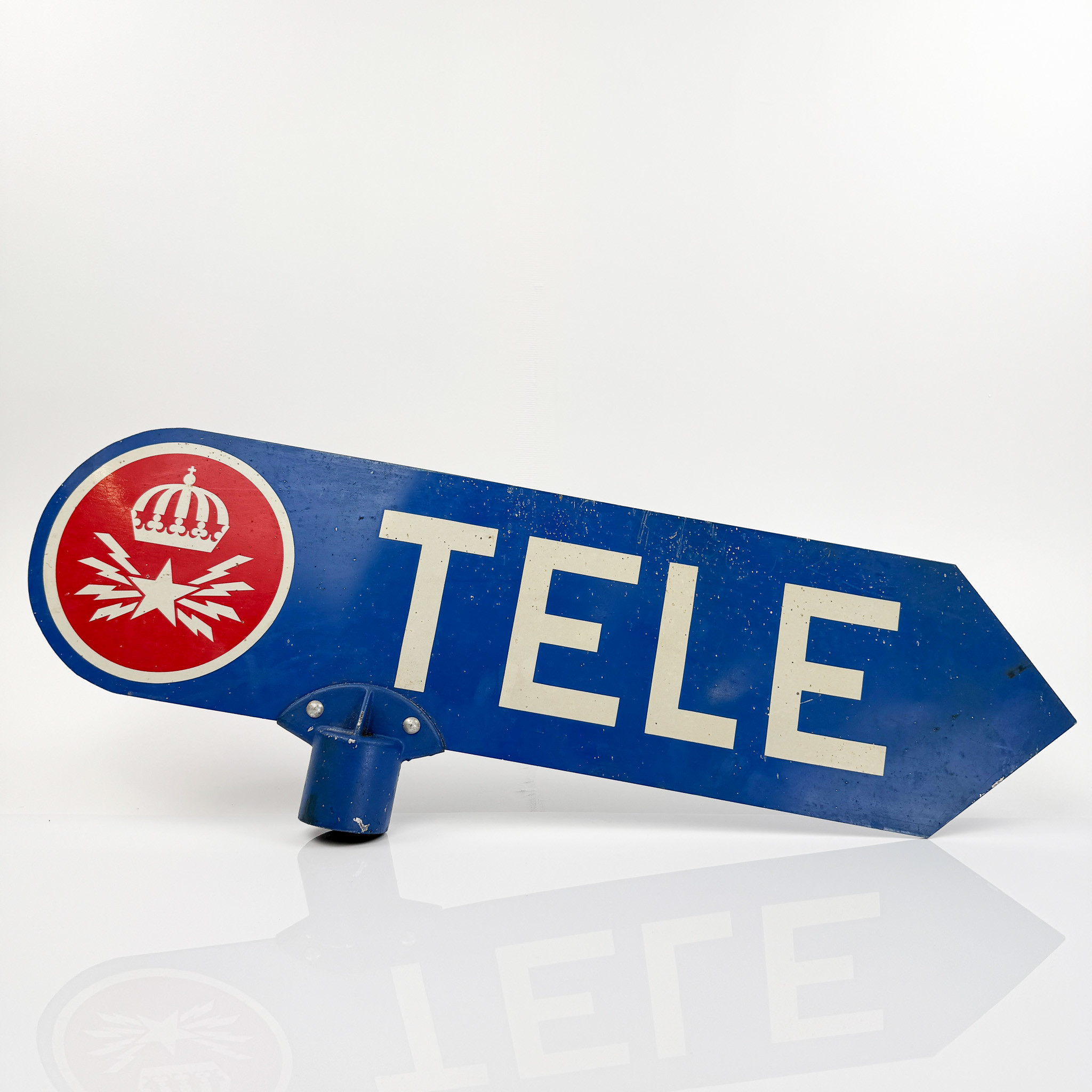 TELEVERKET, skylt "TELE", 1900-talets andra hälft.