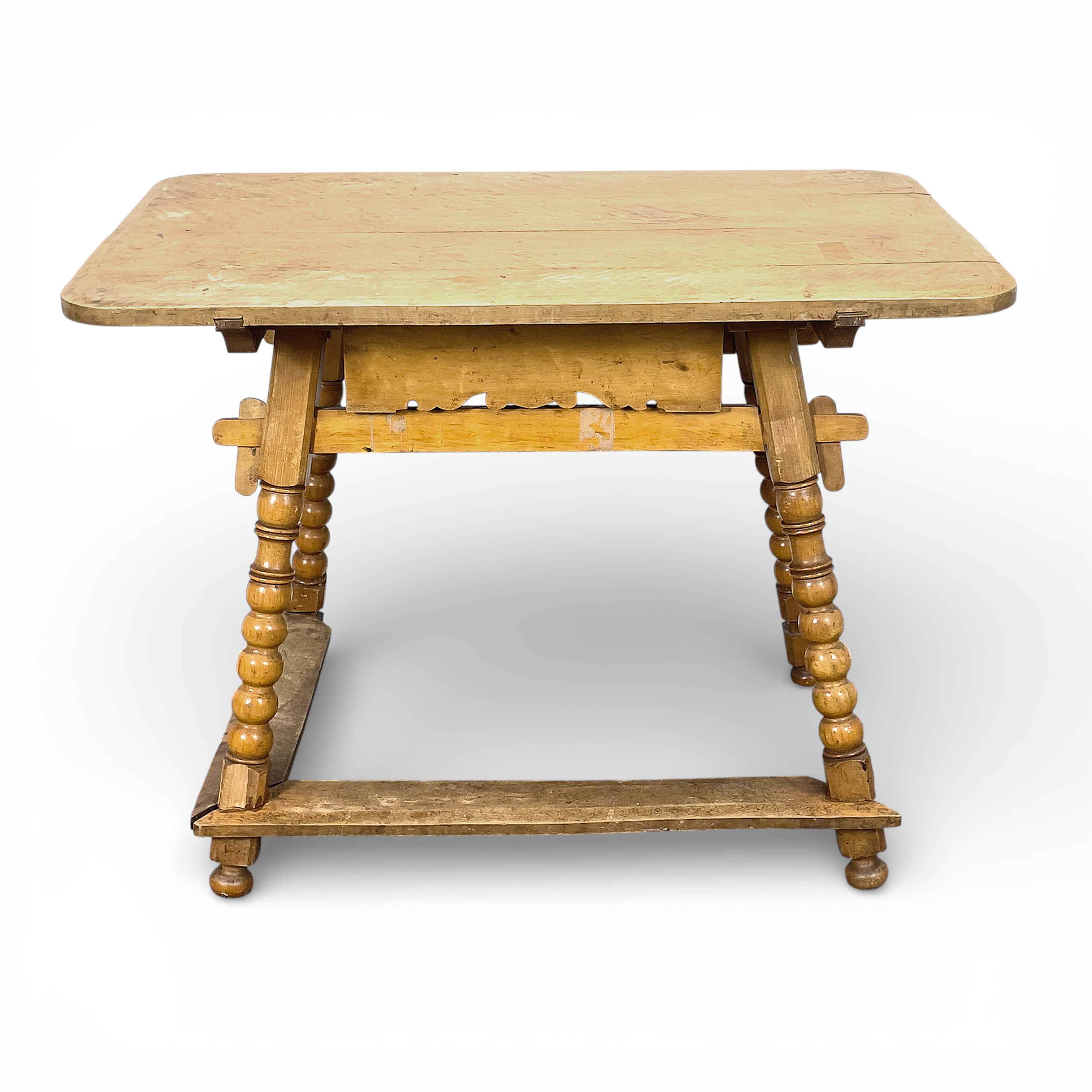 BORD, med låda. Barockstil, trä, omkring 1900-tal.