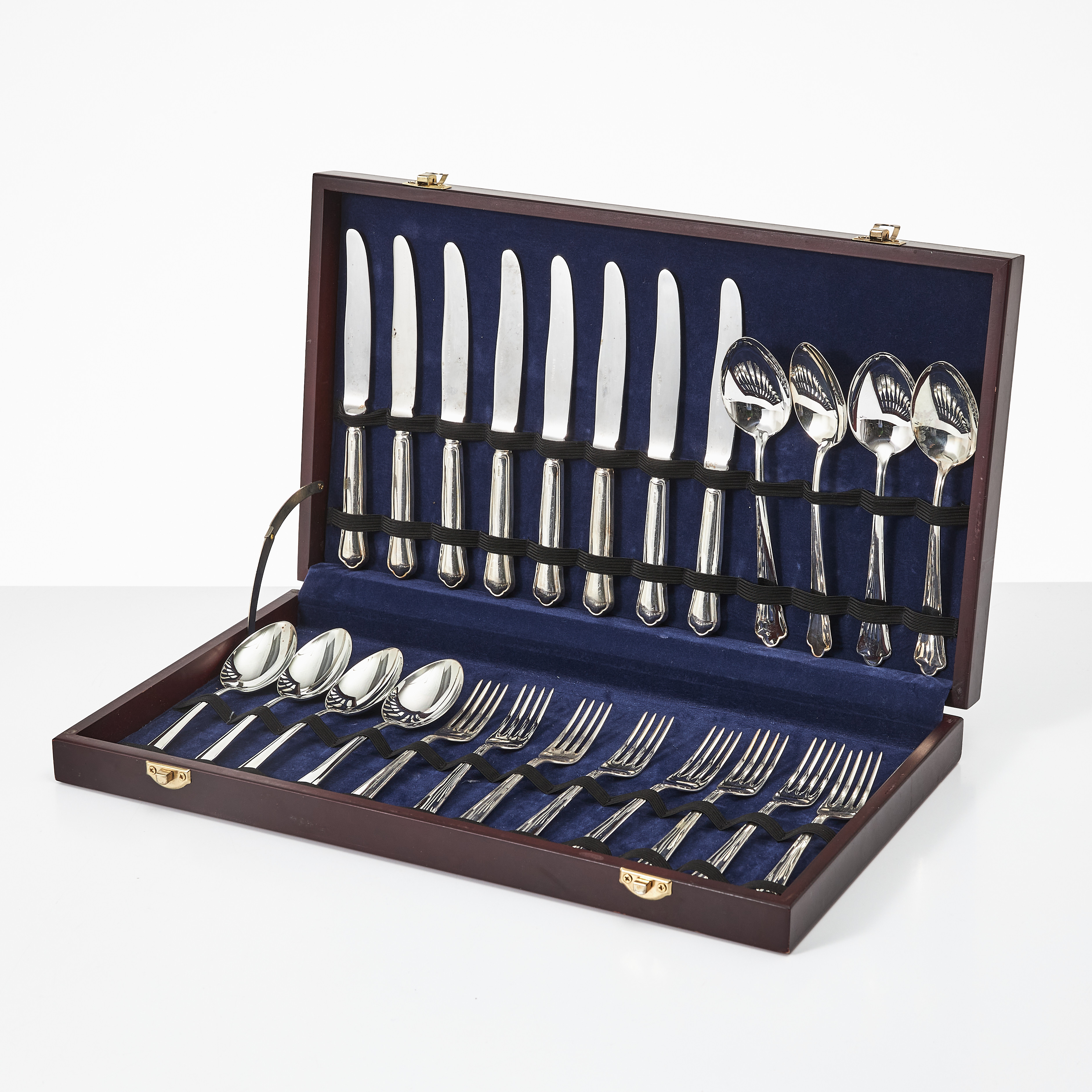 BESTICK, 24 delar, silver, modell Chippendale, Juveel Sverige Ab, Eskilstuna, 2002 och 2003.