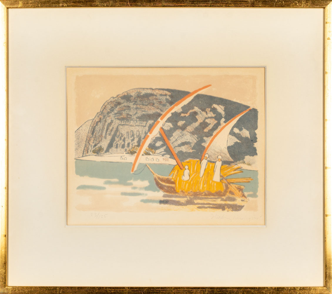 HILDING LINNQVIST. Färglitografi, Signerad & numrerad: 23/25.