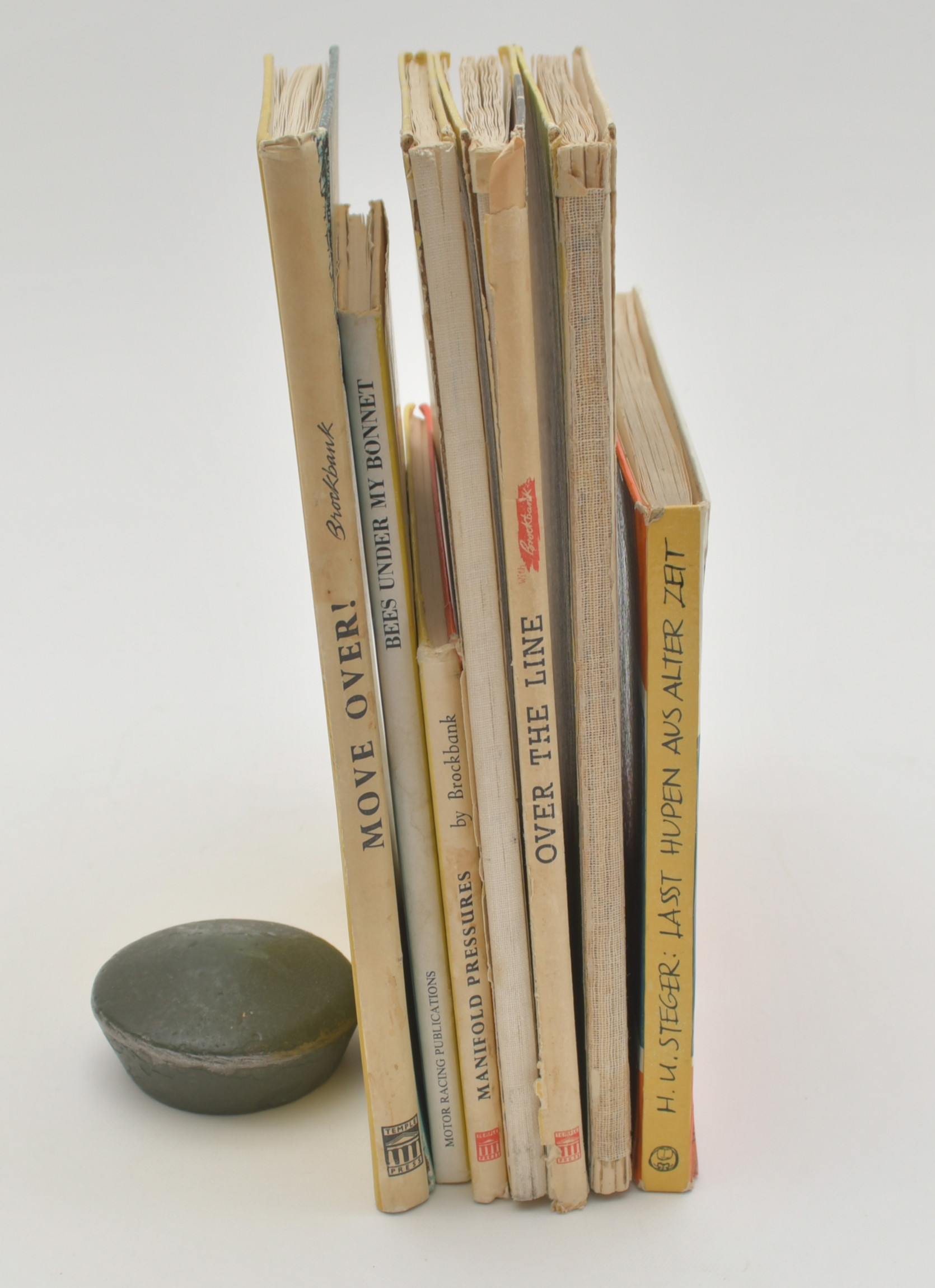 racerbil, serier av Brockbank. m.fl. 7 Volymer.