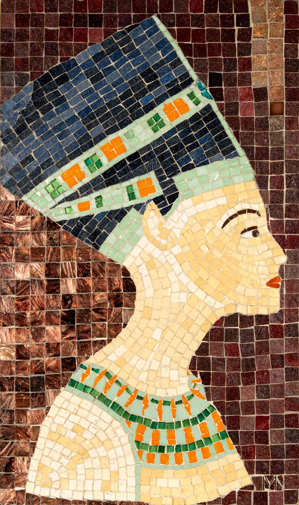 OIDENTIFIERAD KONSTNÄR. VÄGGMOSAIK, 1900-talets senare hälft.