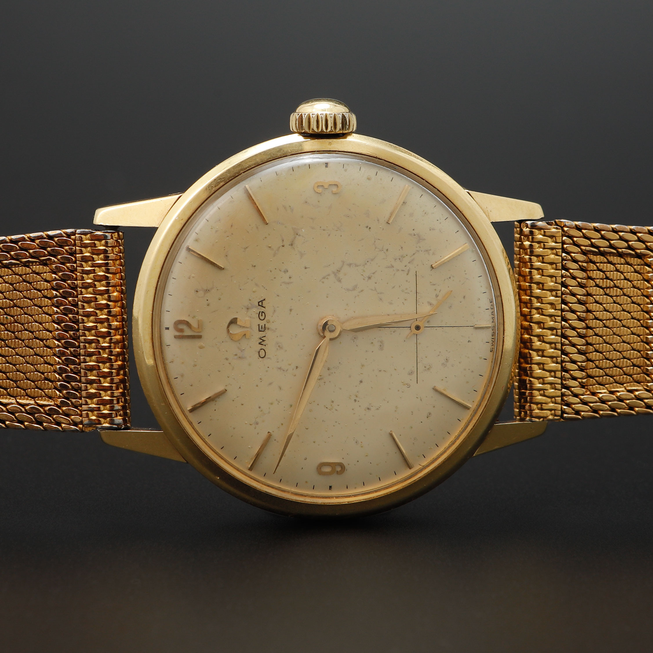 ARMBANDSUR, Omega, 14k guld, manuell, ca 1961.